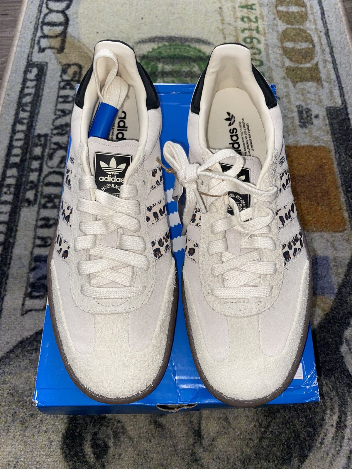 Adidas Adidas Sambae Leopard Off White (9 Mens) Size US 10 / IT 40 - 3 Thumbnail