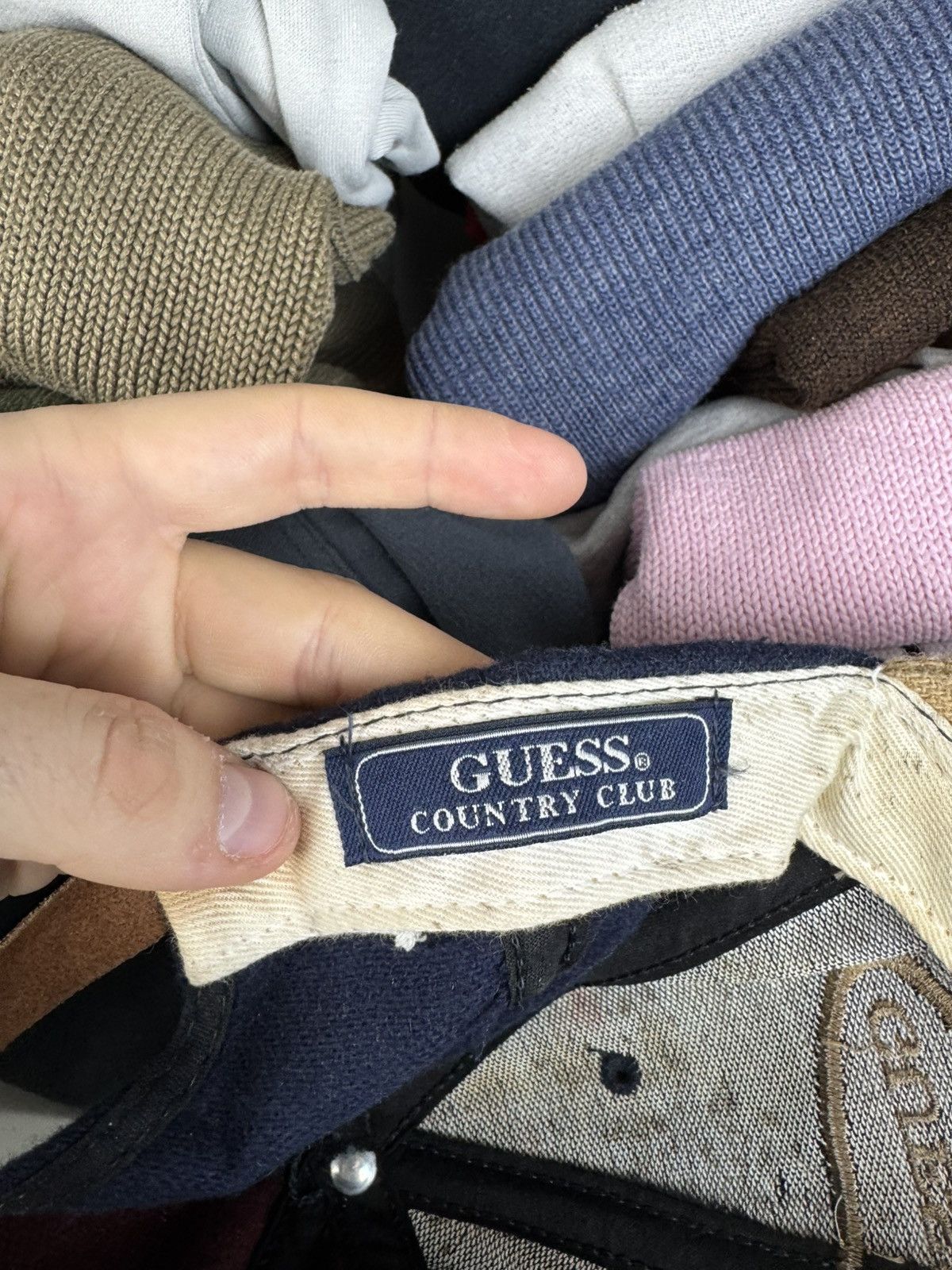 Guess Vintage Guess Golf Block Strapback Cap Made in USA Size ONE SIZE - 23 Thumbnail