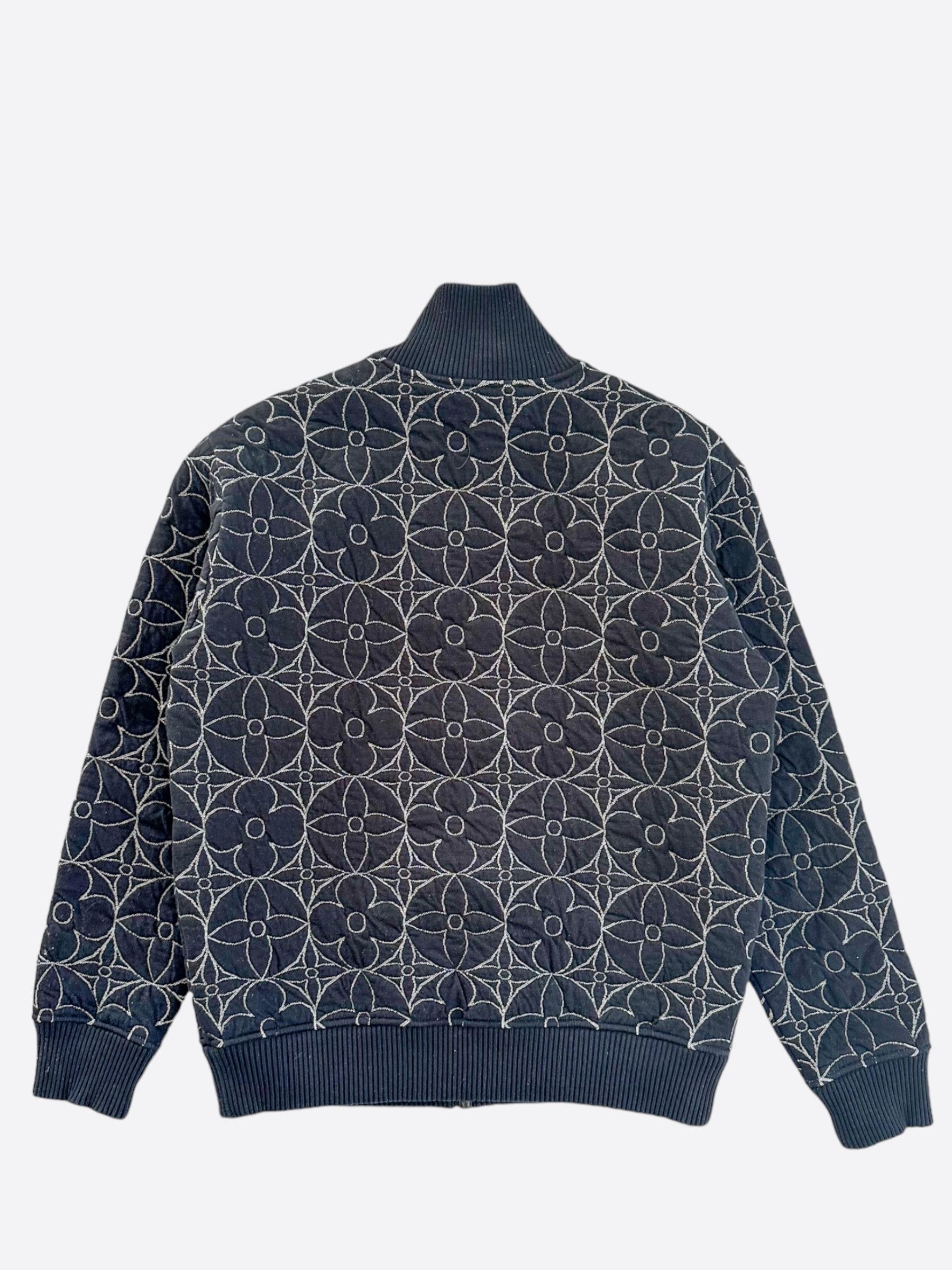 Louis Vuitton Louis Vuitton Black & White Flower Monogram
