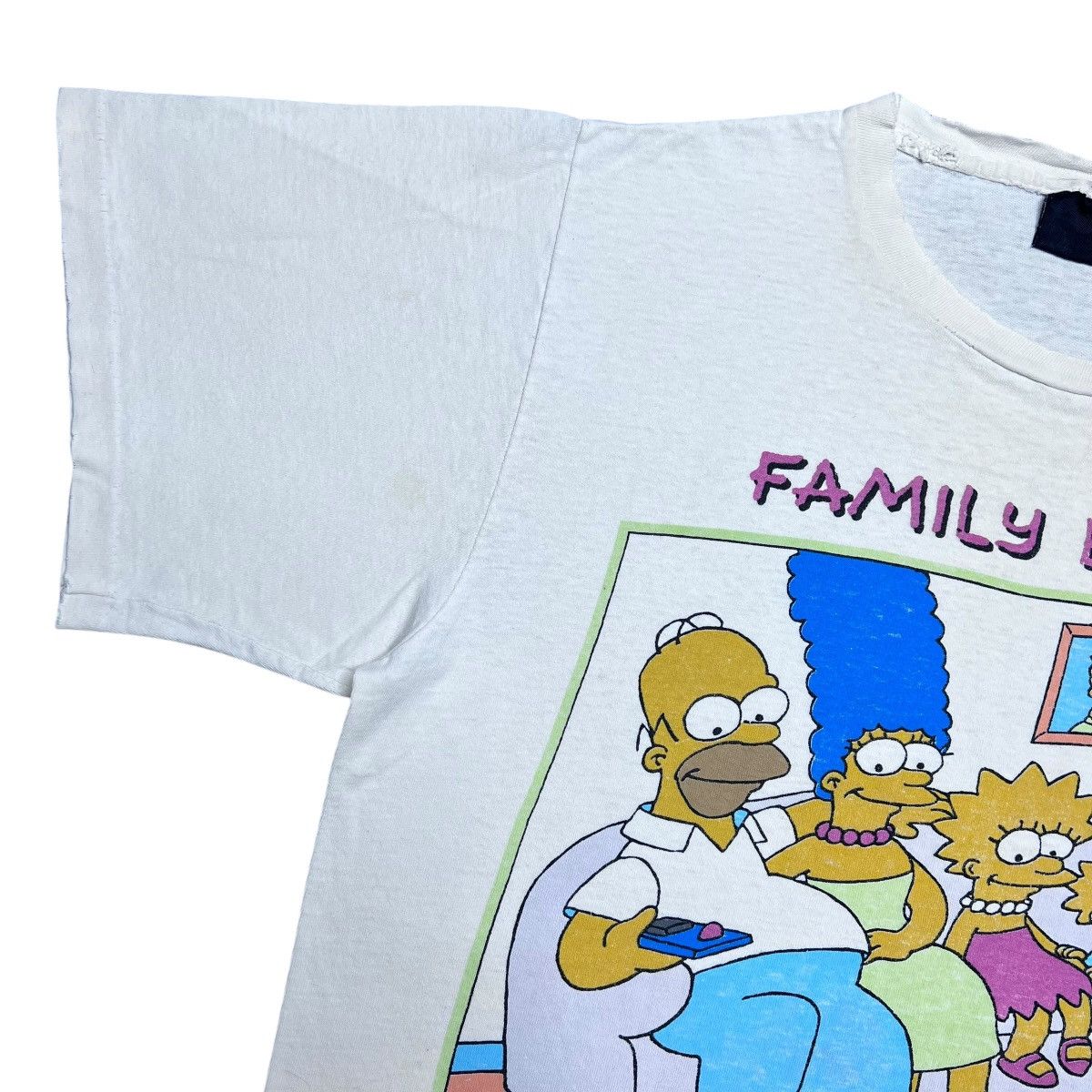 Changes × The Simpsons × Vintage 1989 The Simpsons Family Bonding Cartoon Graphic Changes Tee Size US L / EU 52-54 / 3 - 5 Thumbnail