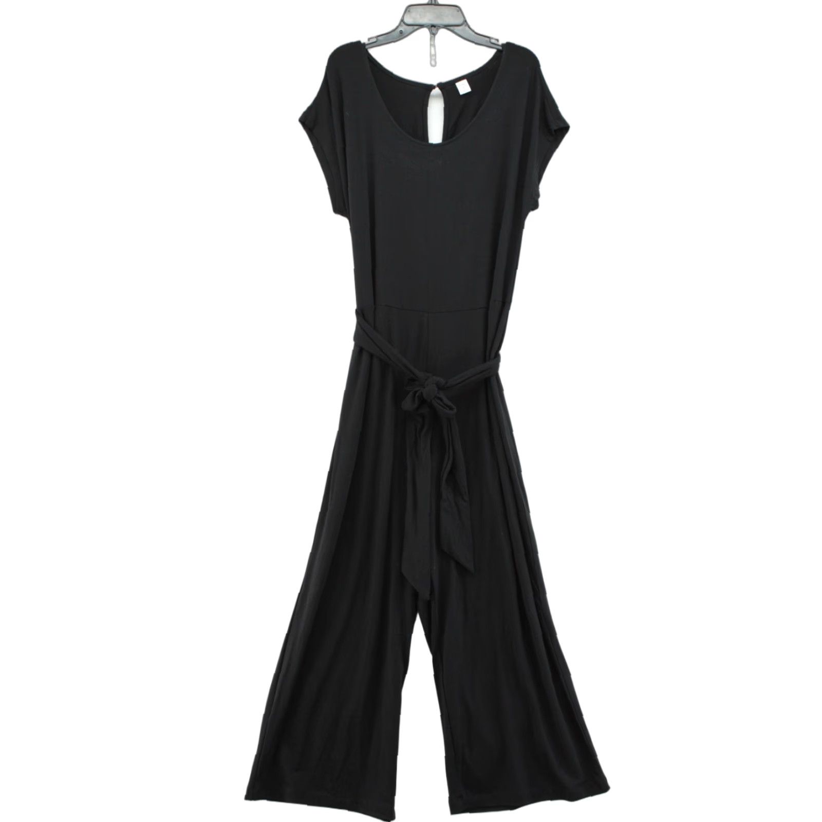 Old Navy Old Navy Jumpsuit Women's Medium Black Belted Boho Goth Minimalist Size M / US 6-8 / IT 42-44 - 1 Thumbnail