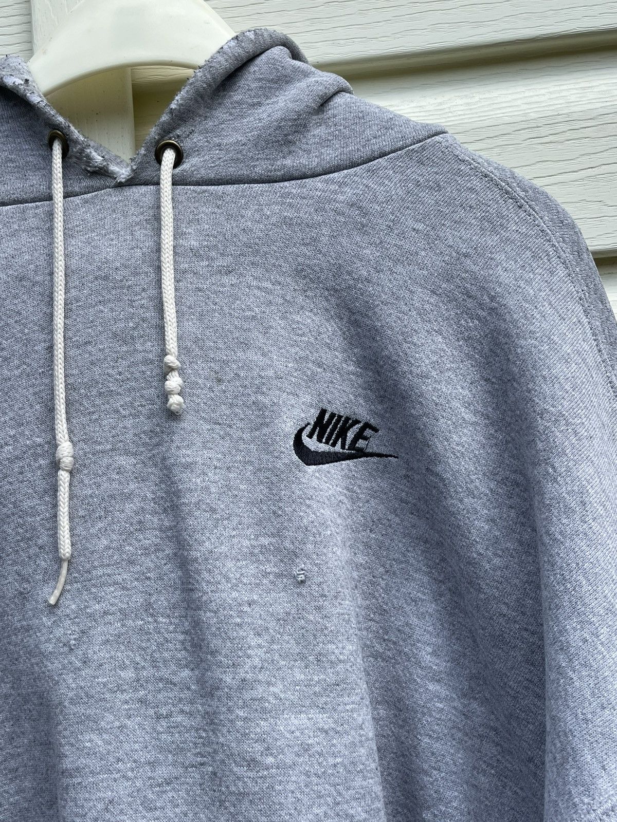 Nike 90's Vintage Nike Hoodie Made in USA Loose Fit Distressed Size US XL / EU 56 / 4 - 3 Thumbnail