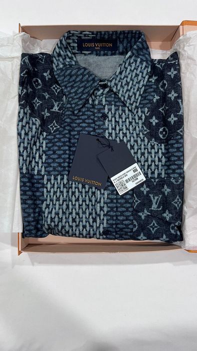 Louis Vuitton Louis Vuitton x Nigo MNGM Waves Giant Damier Flannel