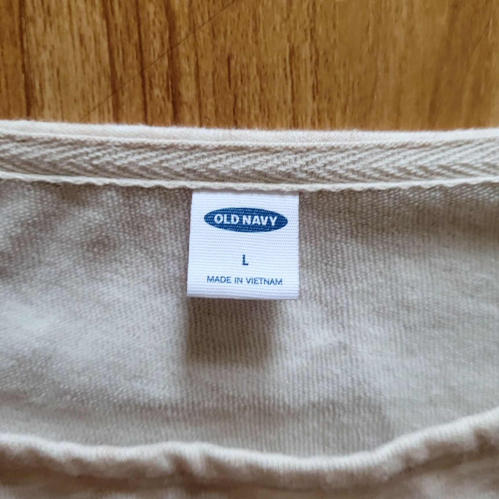 Old Navy Old Navy Shirt Womens Large Beige Jersey 3/4 Sleeves Round Neck Casual Top Mens Women Girls? Size L / US 10 / IT 46 - 4 Thumbnail
