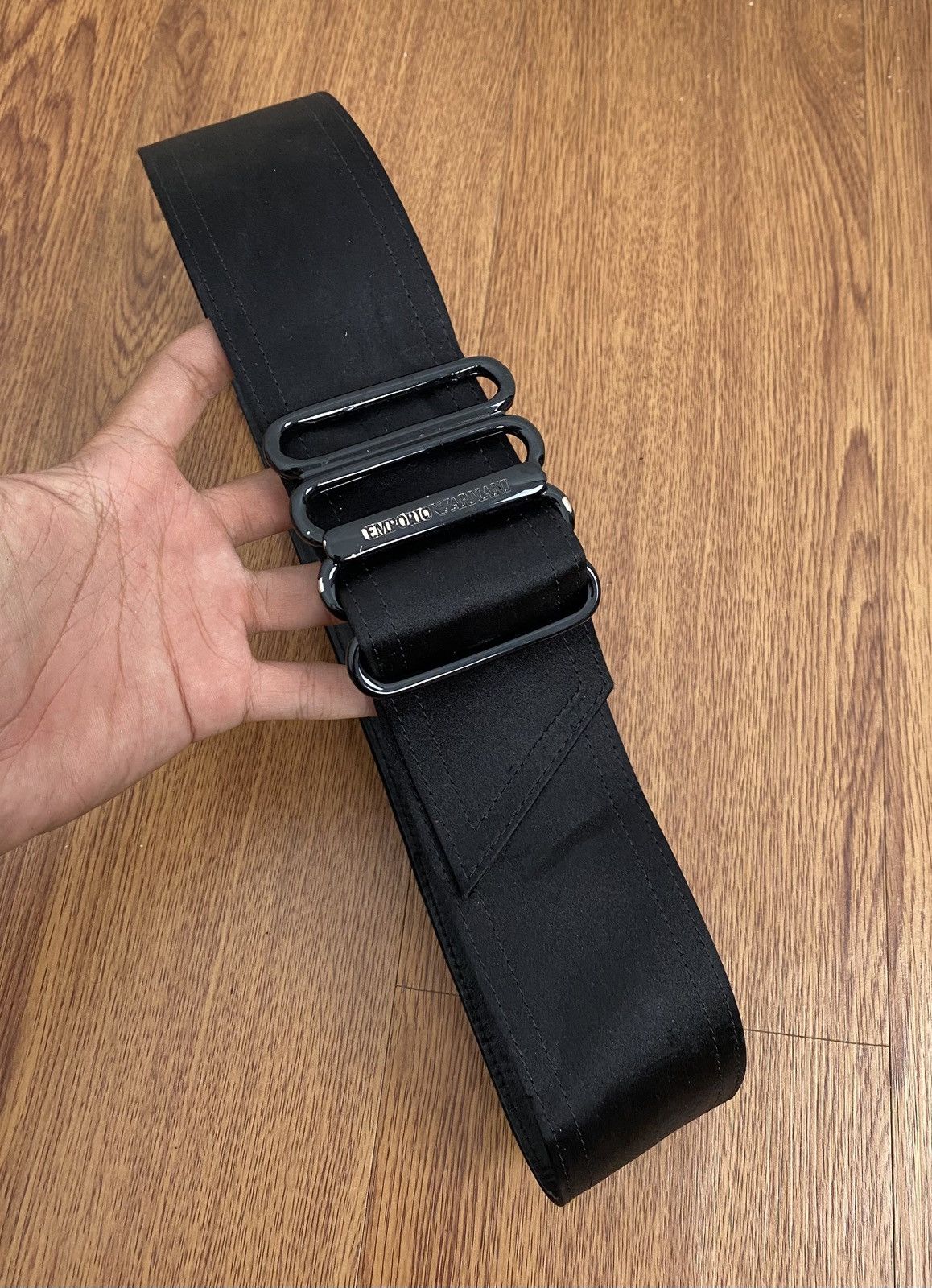 Emporio Armani Emporio armani genuine leather belt Size ONE SIZE - 4 Thumbnail