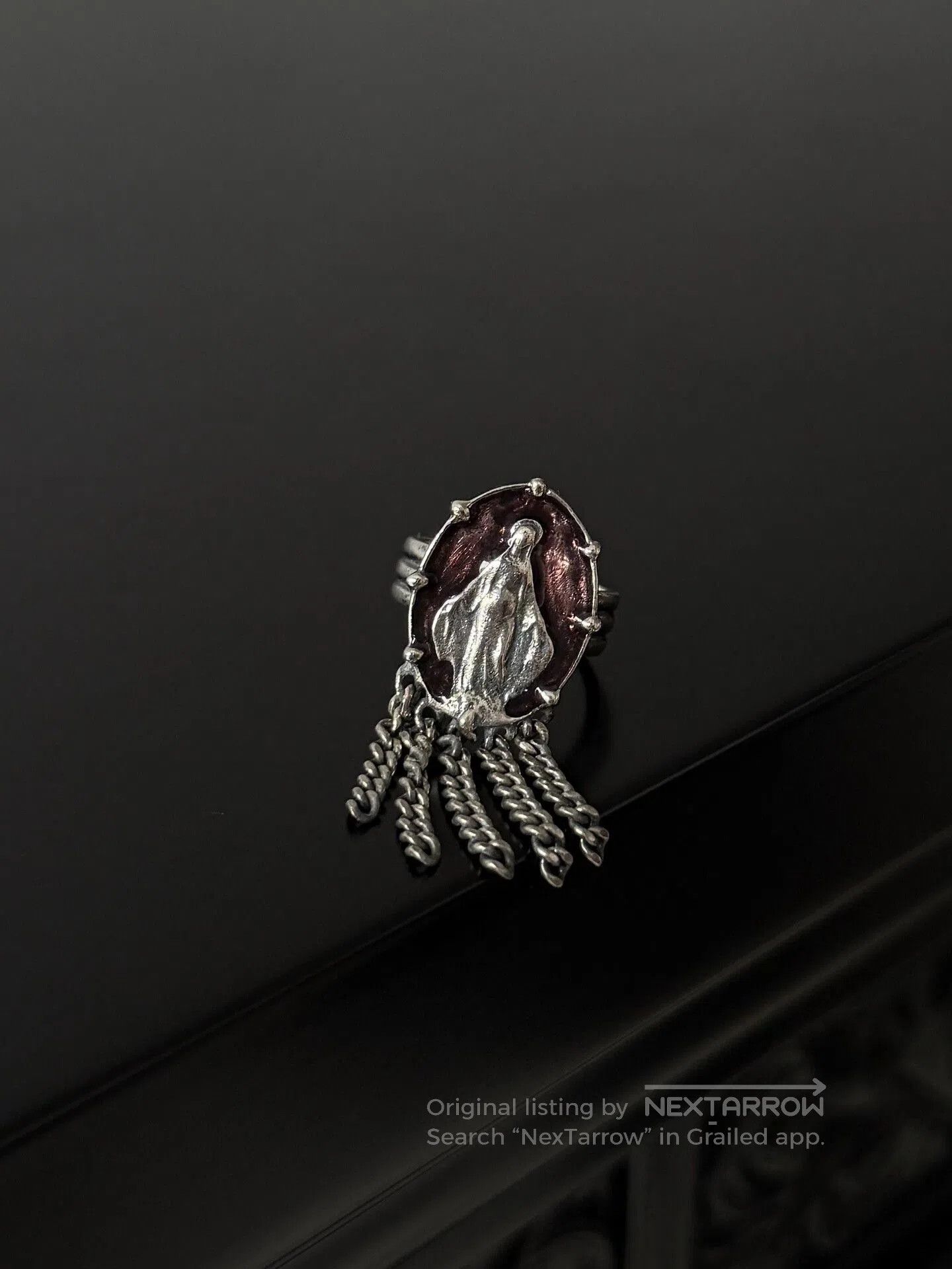 Jean Paul Gaultier Jean Paul Gaultier Amber Pendant Ring. Size ONE SIZE - 3 Thumbnail