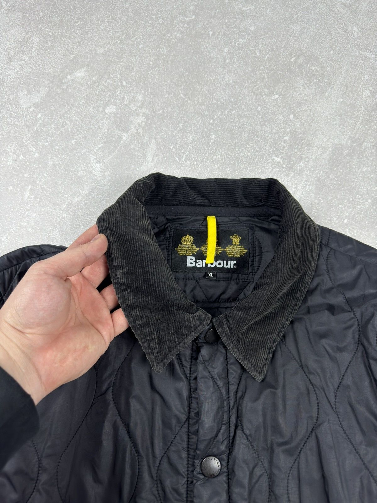Barbour Vintage Barbour Liddesdale Track Quilted Black Jacket Casual Size US XL / EU 56 / 4 - 5 Thumbnail
