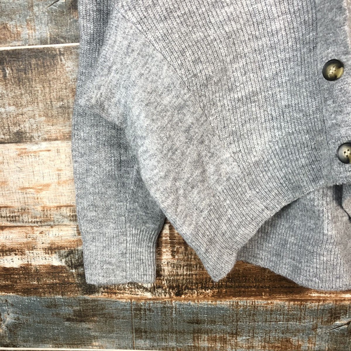 GU GU japan grey Cardigan Knitwear #A1734 Size M / US 6-8 / IT 42-44 - 7 Thumbnail