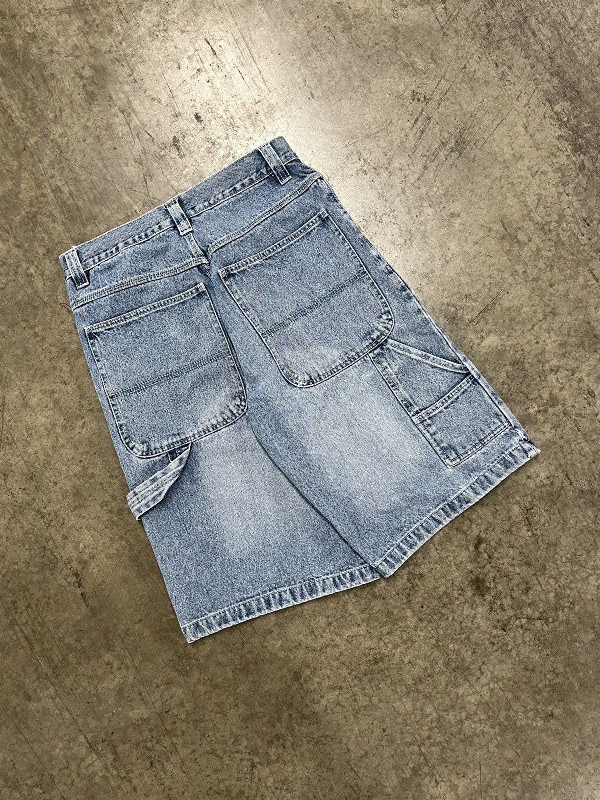 Vintage Y2k vintage baggy carpenter cargo jorts skater streetwear Size US 30 / EU 46 - 1 Thumbnail