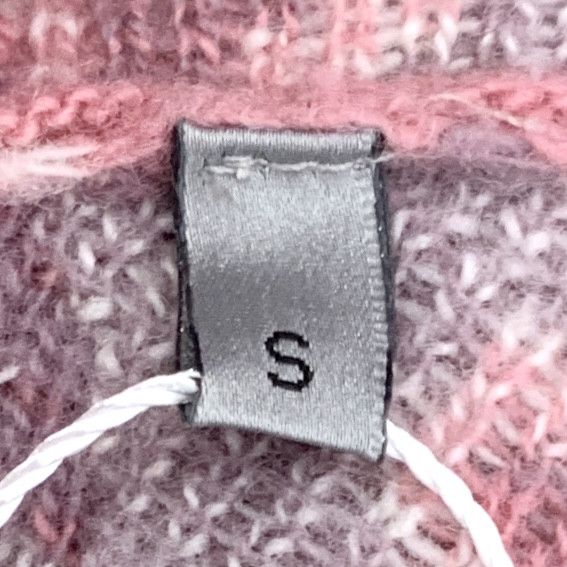 Dior Dior Pink Diamond-Pattern Wool V-Neck Knit (Size S) Size S / US 4 / IT 40 - 4 Thumbnail