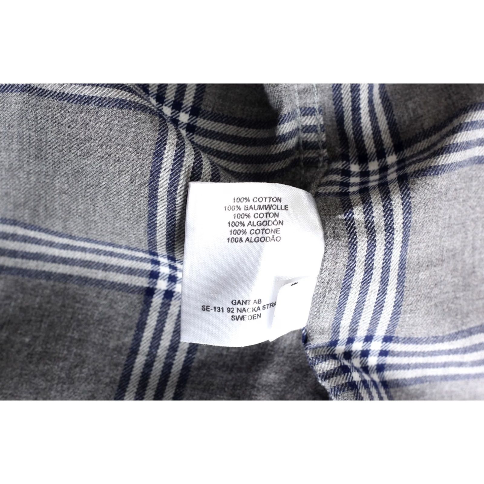 Gant GANT Maine Twill E-Z Fit Shirt Men Size XL Long Sleeve Check VR4024 Size US XL / EU 56 / 4 - 7 Thumbnail