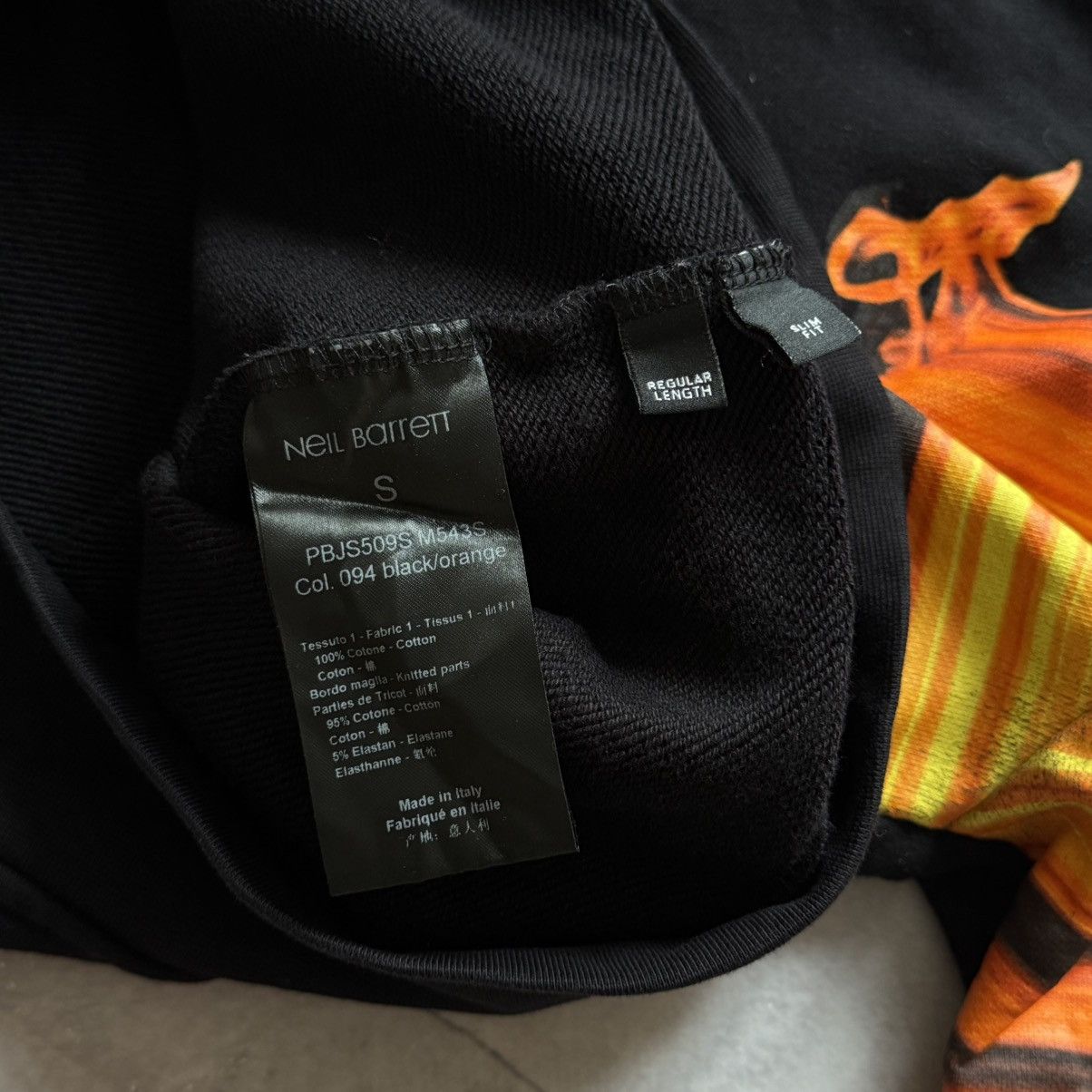 Neil Barrett Neil Barrett Flame Horse Sweatshirt Y2K Size US S / EU 44-46 / 1 - 7 Thumbnail
