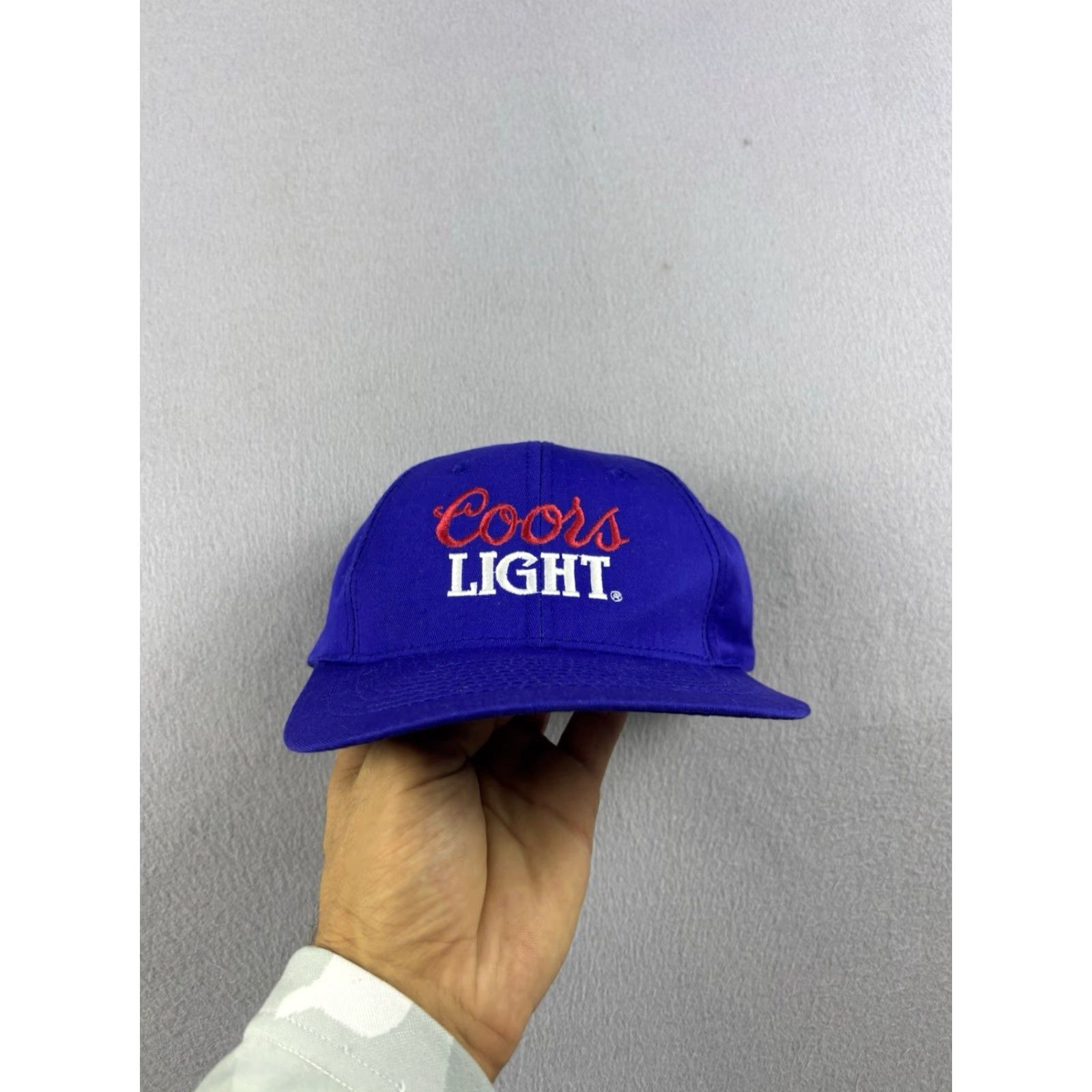 Vintage VINTAGE Coors Light Hat Snapback Cap Blue Beer Alcohol Promo Embroidered 90s Mens One Size Cap Size ONE SIZE - 5 Thumbnail