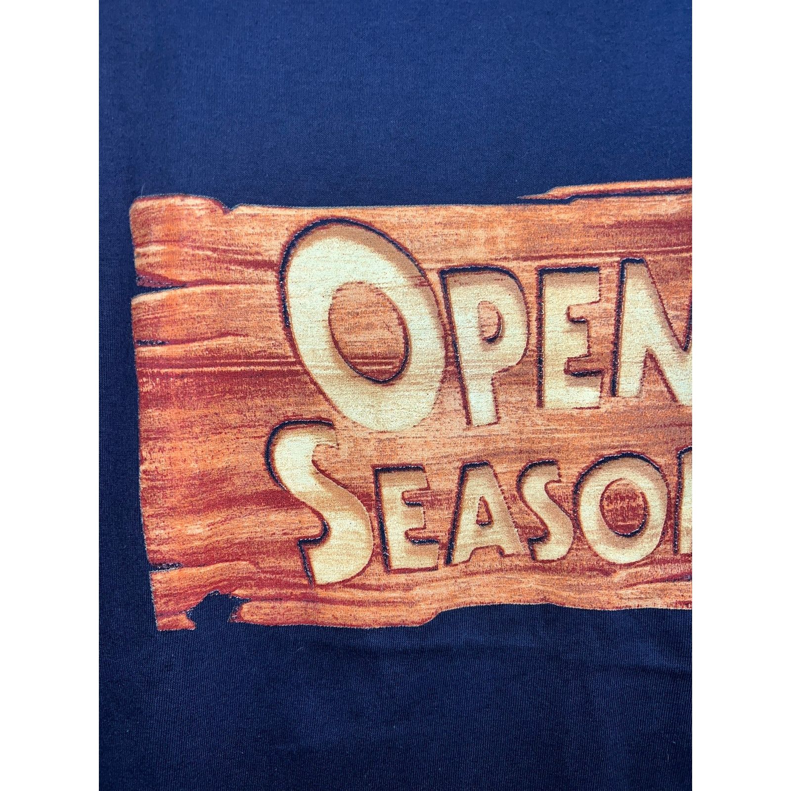 Delta Vintage Open Season Shirt Movie Promo Blue CPII 2006 Tee L Size US L / EU 52-54 / 3 - 3 Thumbnail