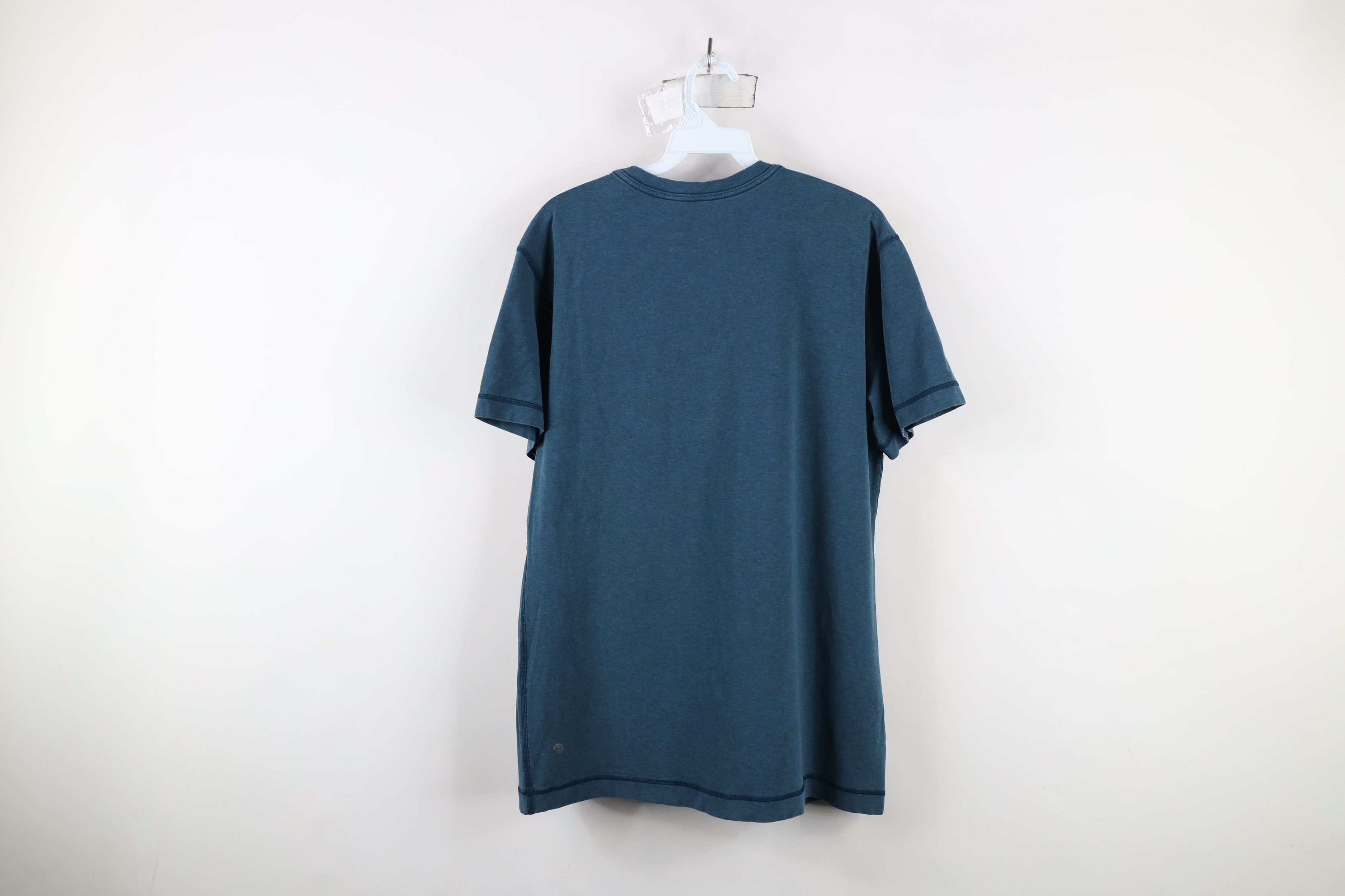 Lululemon × Vintage Lululemon Architect House Geometric Running Gym T-Shirt Teal Size US L / EU 52-54 / 3 - 8 Thumbnail