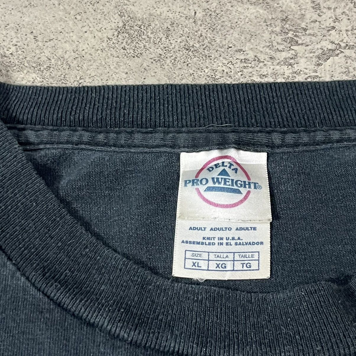 Vintage Hudson Leather FL Series Flame Sleeve Tee - Black