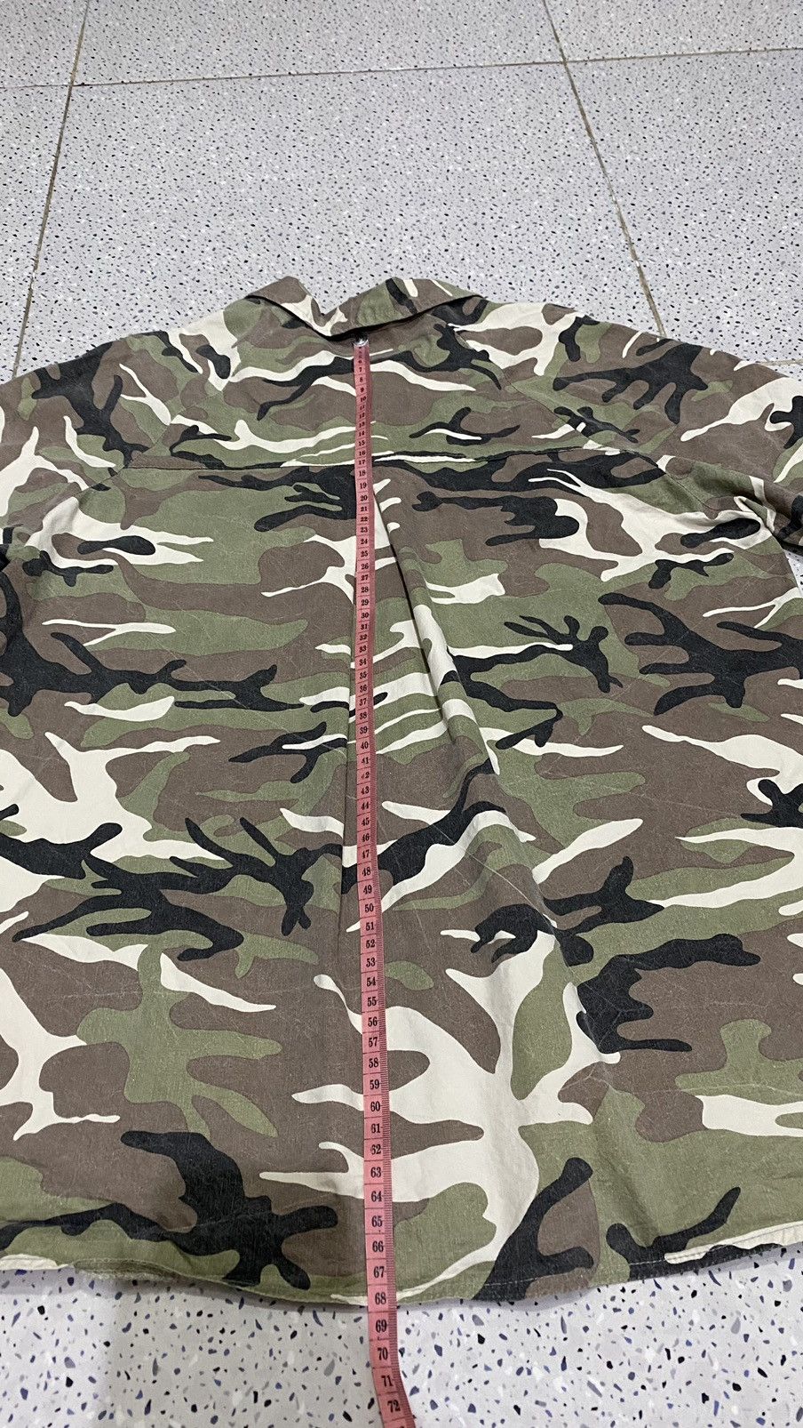 Japanese Brand Unknown Army Button Up Shirt Size L / US 10 / IT 46 - 9 Thumbnail