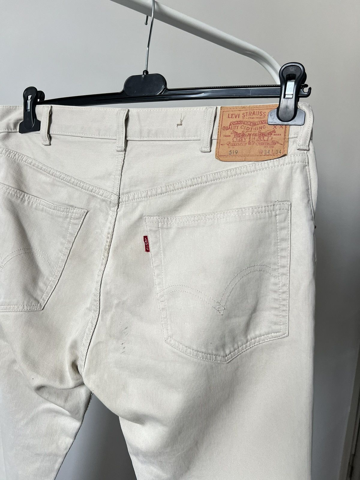 Levi's LEVIS 519 Pants 70s BIG E Work Carpenter Painter Size US 32 / EU 48 - 2 Thumbnail