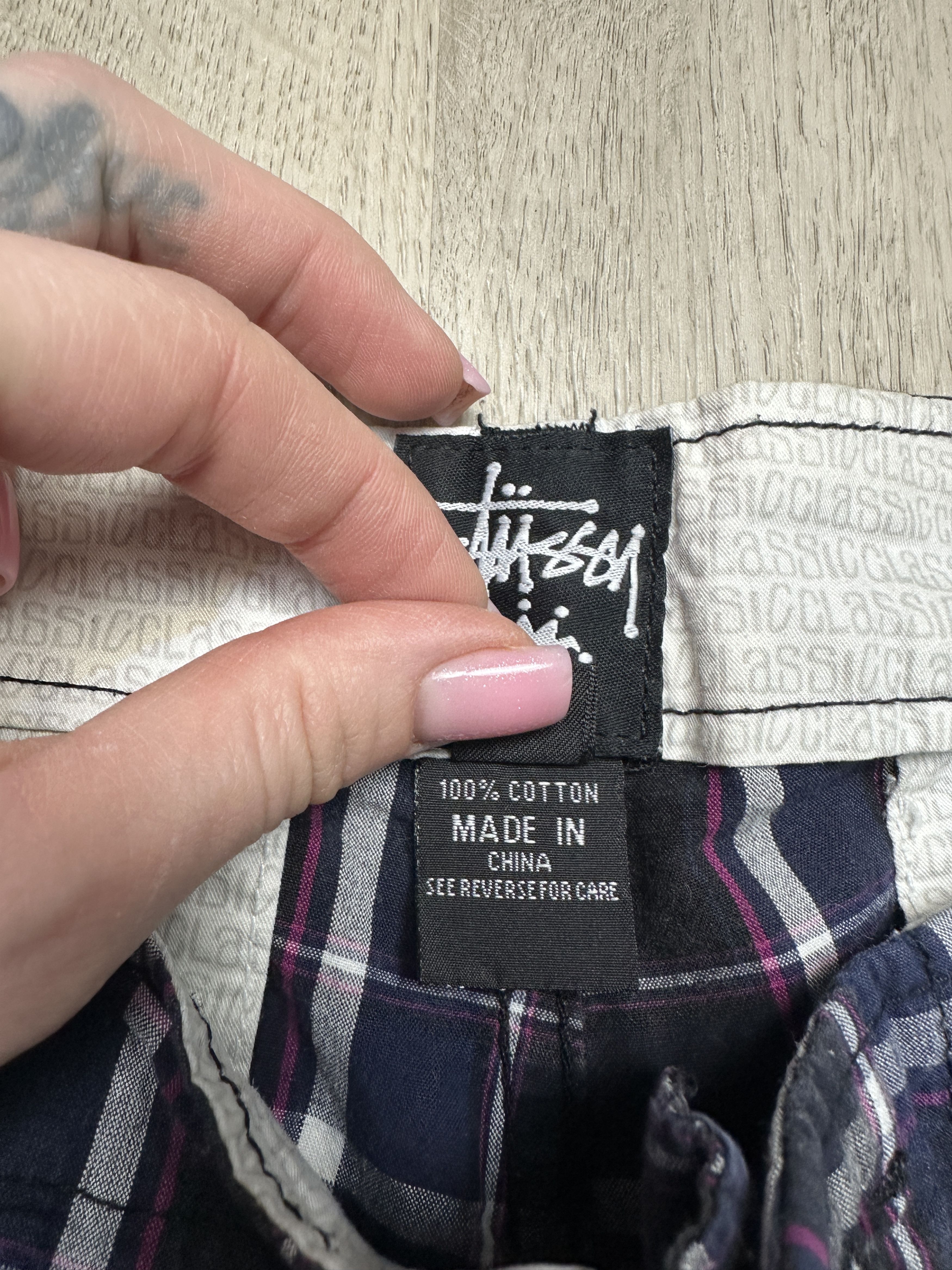 Stussy Stussy Vintage Mens Cargo Shorts Size US 34 / EU 50 - 5 Thumbnail