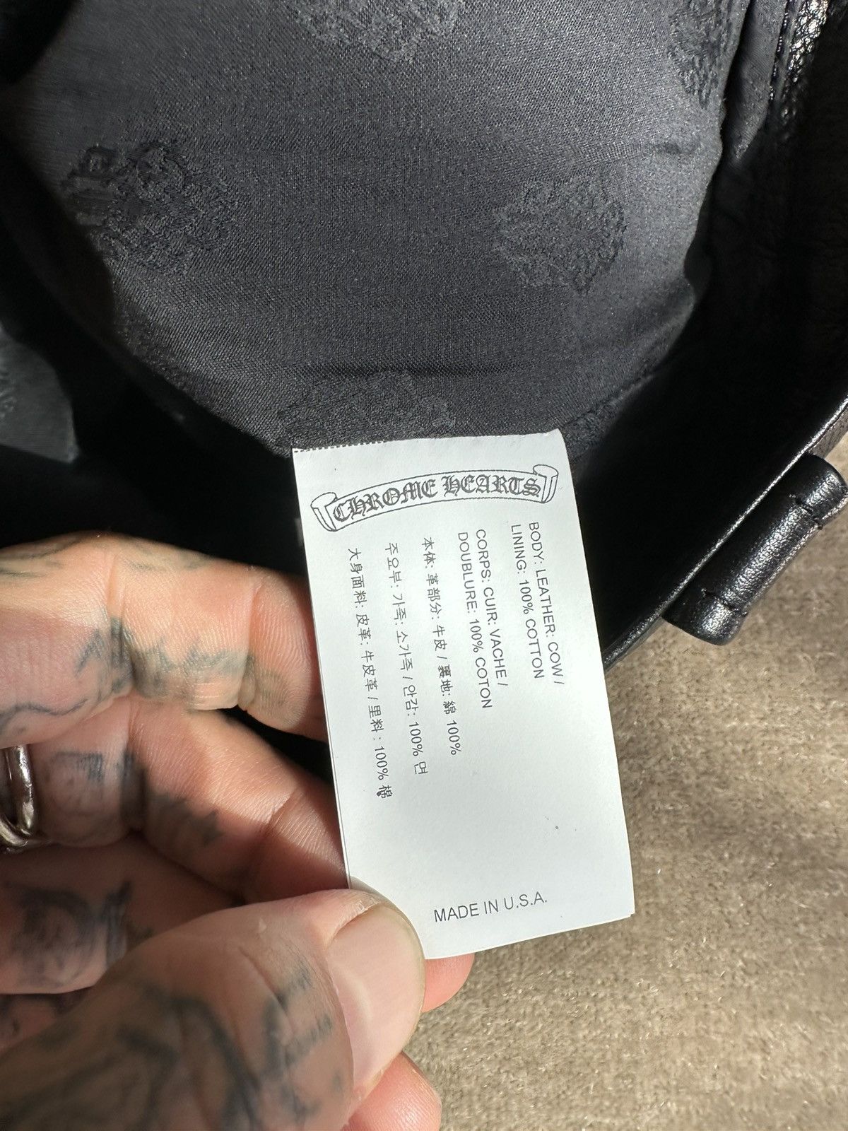 Chrome Hearts Chrome Hearts NEW double knee carpenter jeans leather 32 Size US 32 / EU 48 - 9 Thumbnail