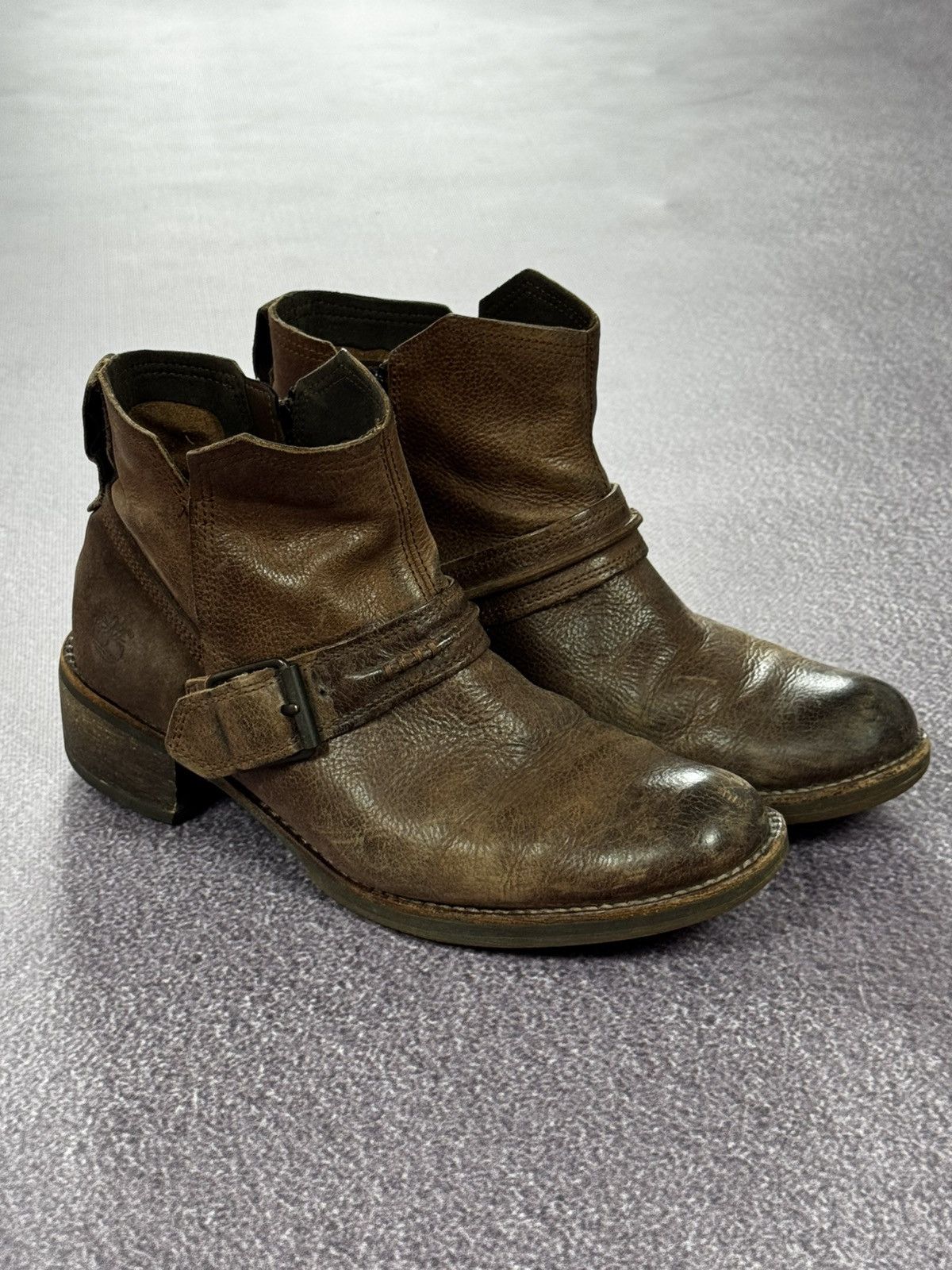 Timberland 00’s Timberland Vintage Leather Y2K Boots Size US 8.5 / IT 38.5 - 9 Thumbnail