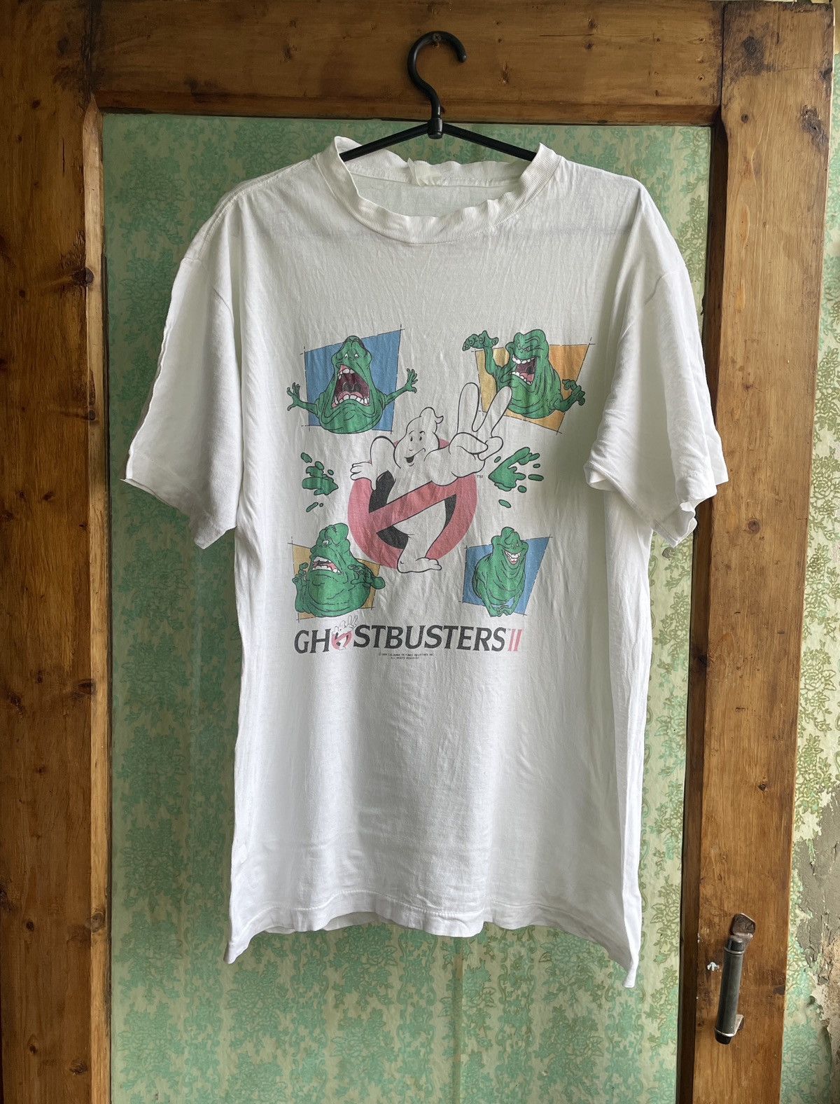 Vintage Ghostbusters 2 1989 Movie Promo T-Shirt M/L Columbia