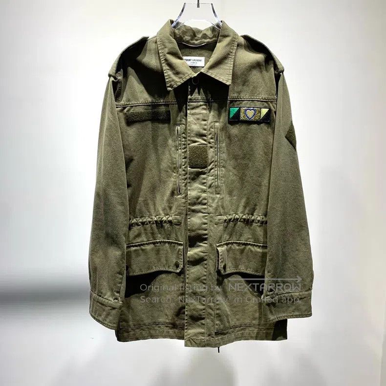 Saint Laurent Paris Saint Laurent Paris Best-selling Shark Embroidered Jacket Size XS / US 0-2 / IT 36-38 - 1 Thumbnail