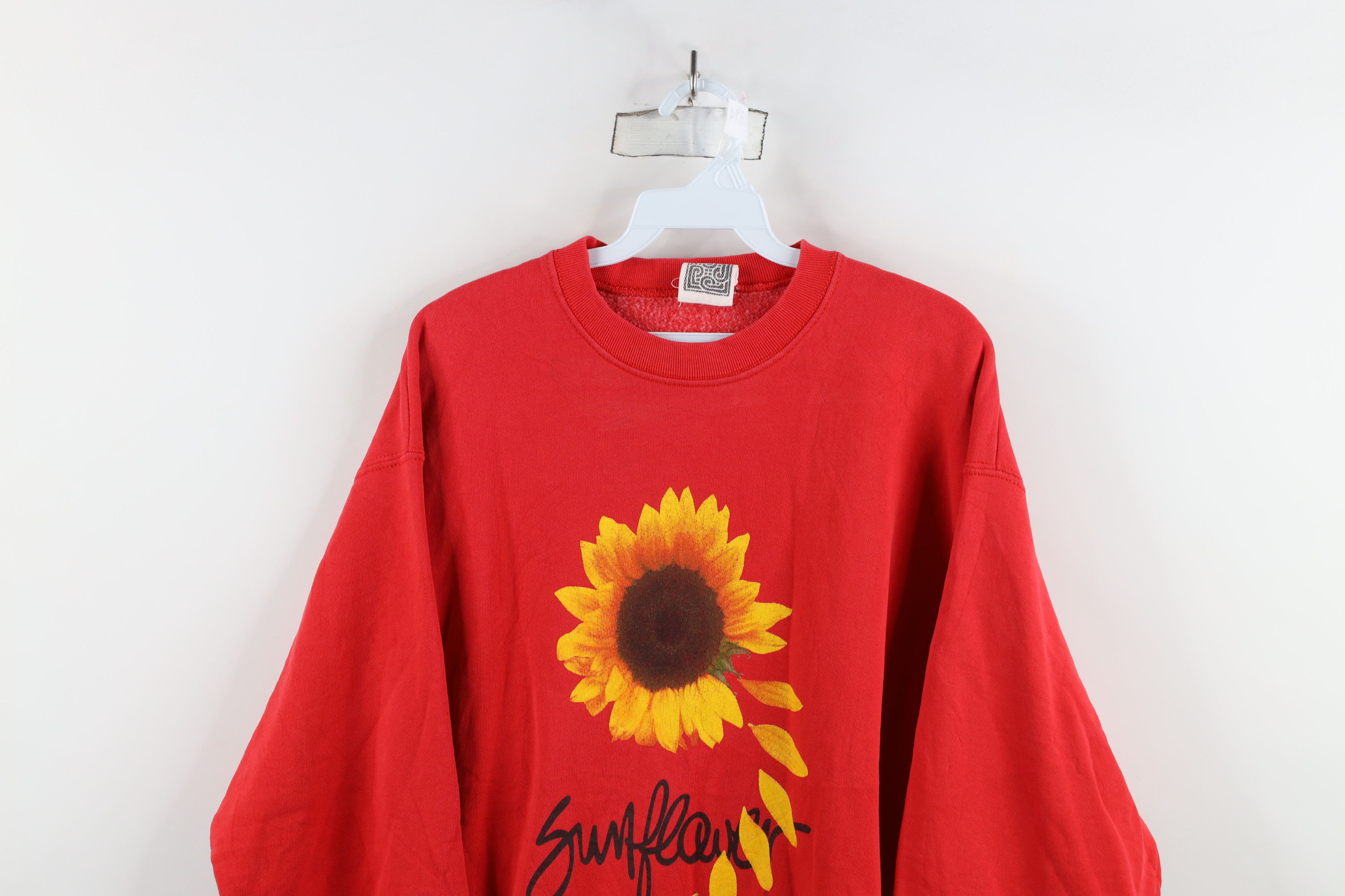 Vintage Vintage 90s Streetwear Nature Sunflower Crewneck Sweatshirt Size L / US 10 / IT 46 - 2 Thumbnail