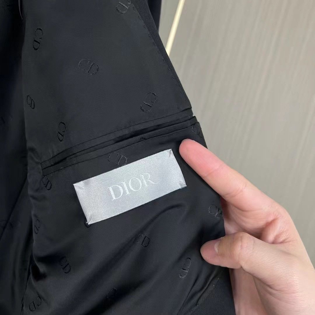 Dior × Travis Scott Dior x Travis Scott Black Double Breasted Jacket Size US M / EU 48-50 / 2 - 5 Thumbnail