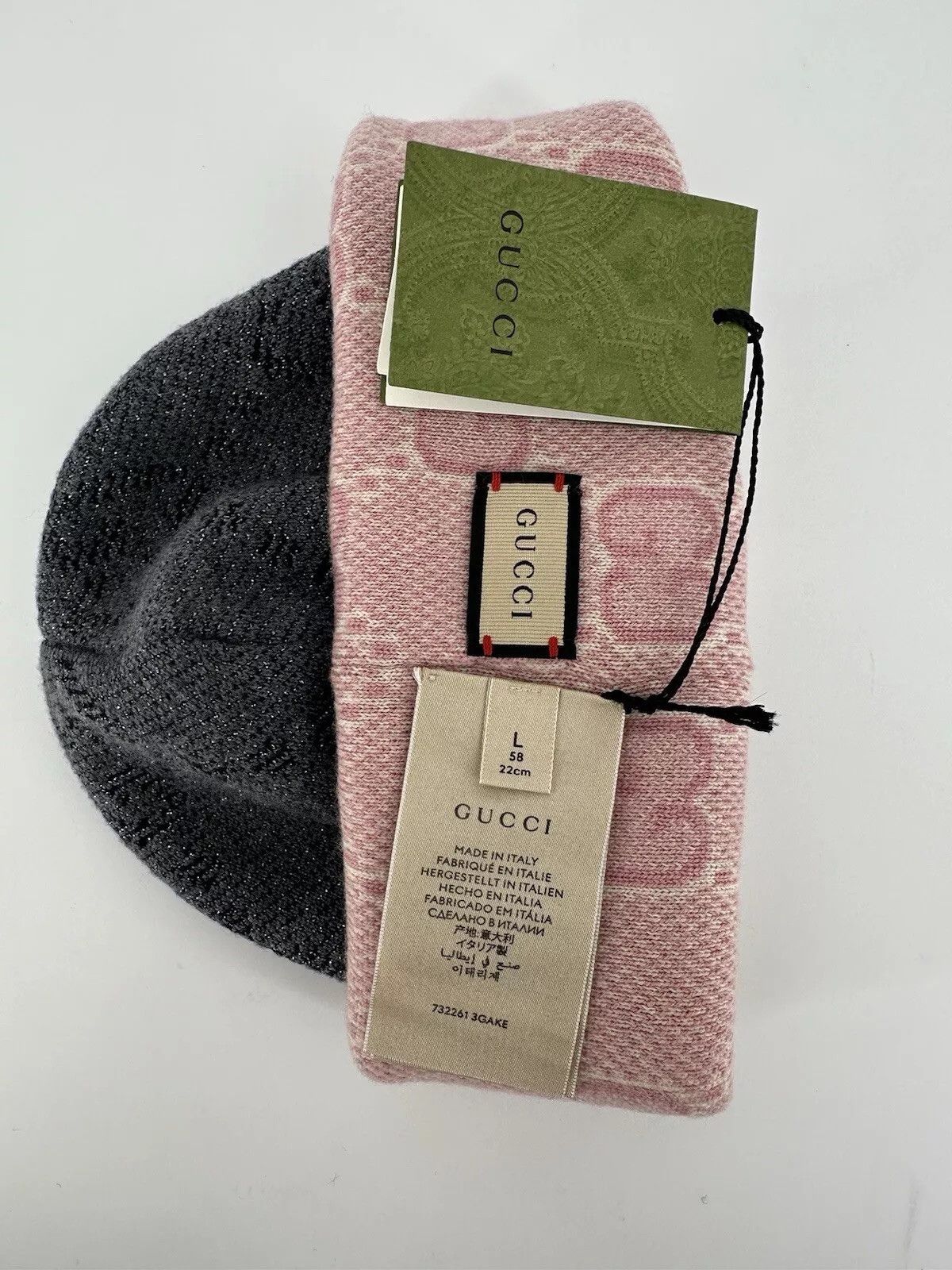 Gucci New Hats Wool Size-L-58cm Size ONE SIZE - 10 Thumbnail