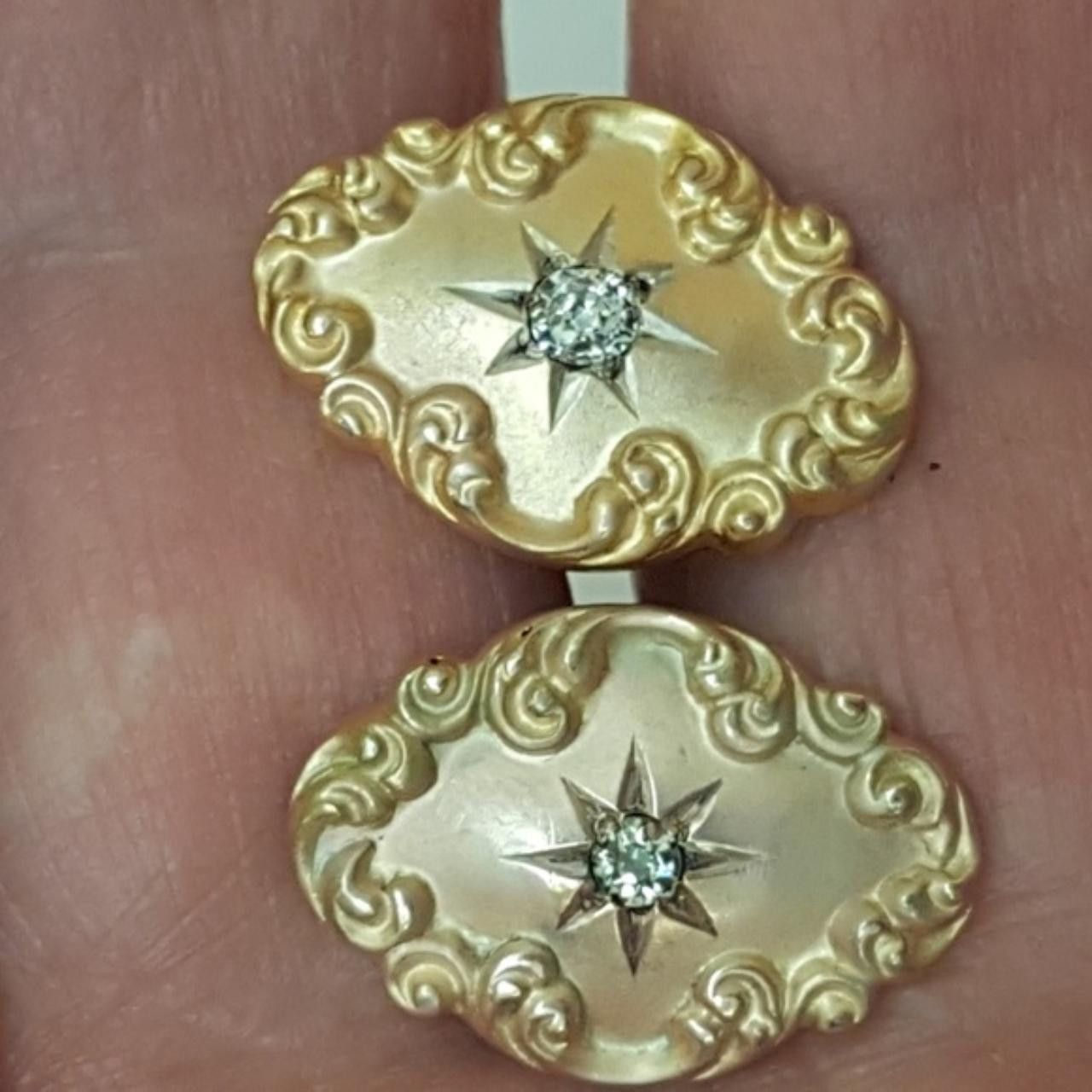 Other Victorian 14k gold .25ct Diamond Studs Earrings Size ONE SIZE - 3 Thumbnail