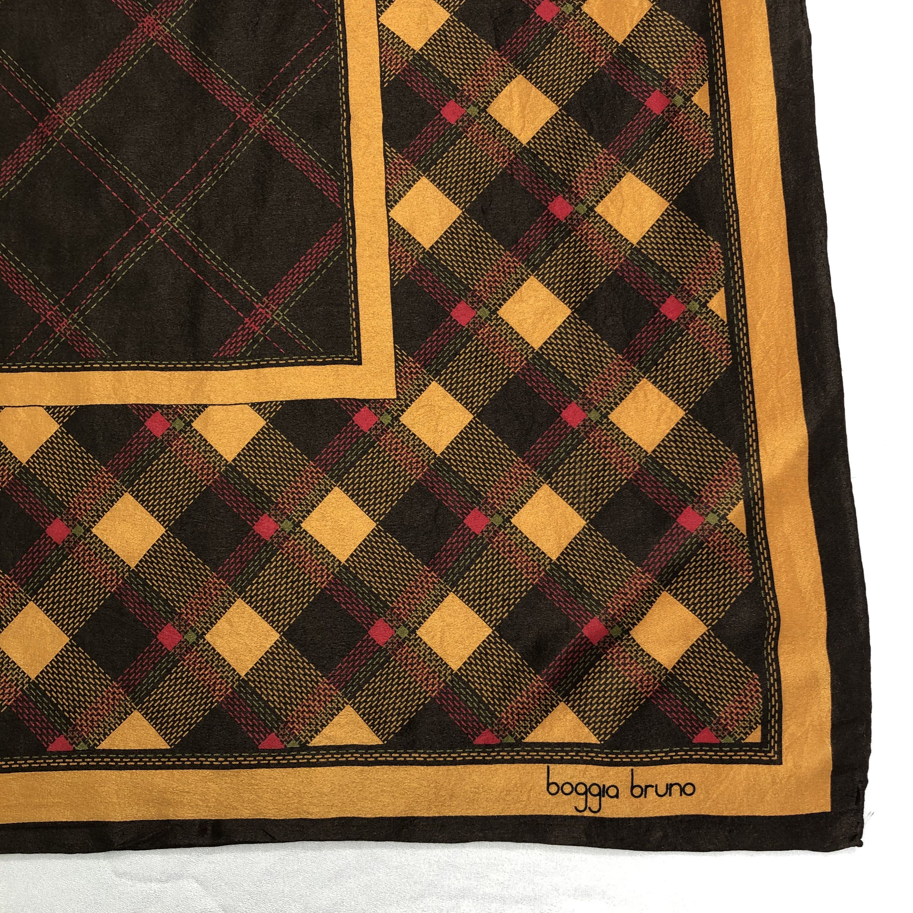 Vintage Vintage Boggia Bruno Silk Scarf Size ONE SIZE - 3 Thumbnail