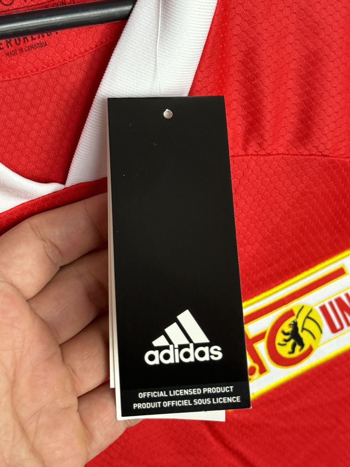 Adidas KIDS New Union Berlin 20/21 Home Football Jersey T-Shirt Size US S / EU 44-46 / 1 - 9 Thumbnail