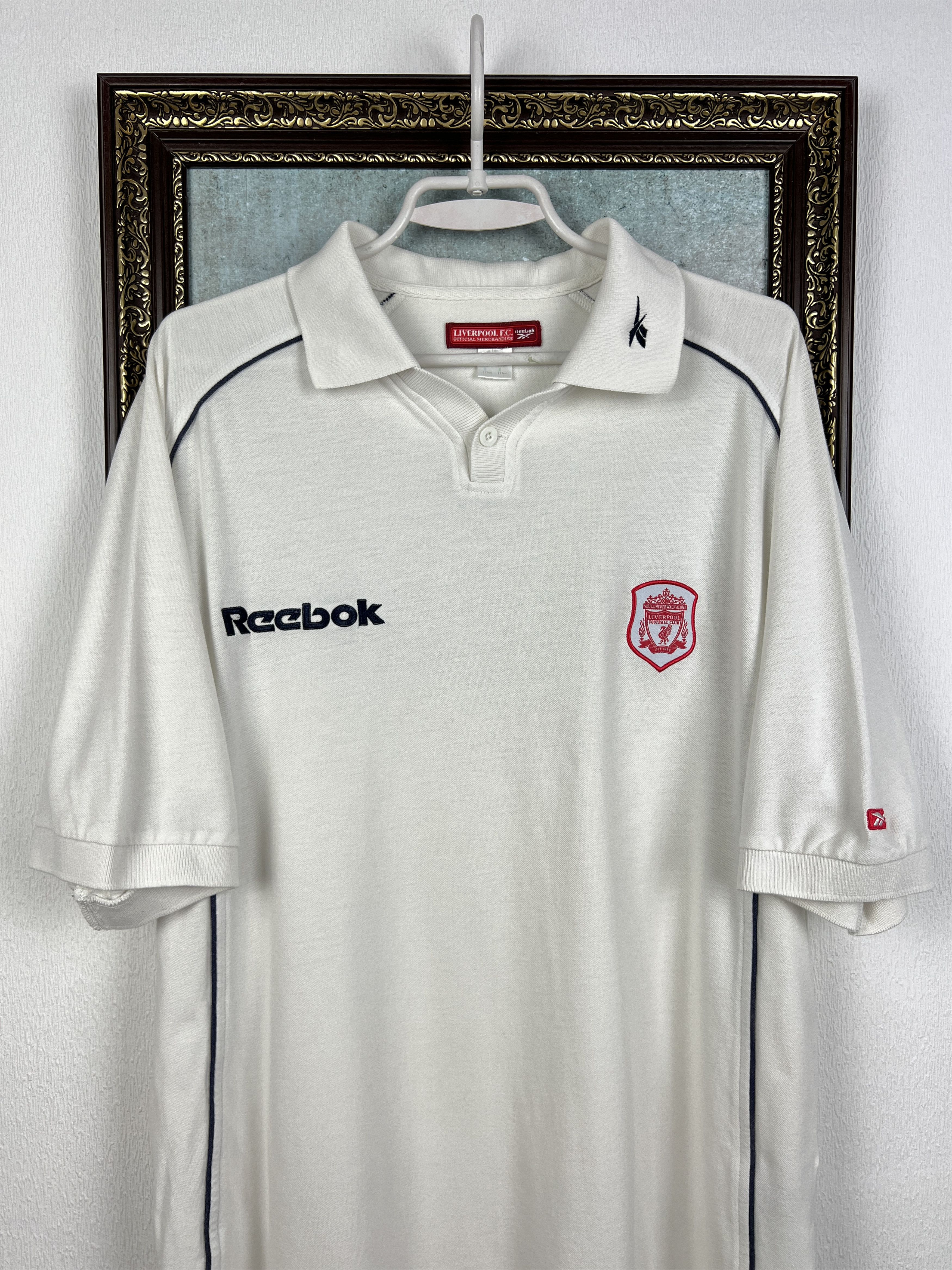 Reebok Reebok Liverpool Football Train Polo Shirt Soccer Jersey Size US XL / EU 56 / 4 - 2 Thumbnail
