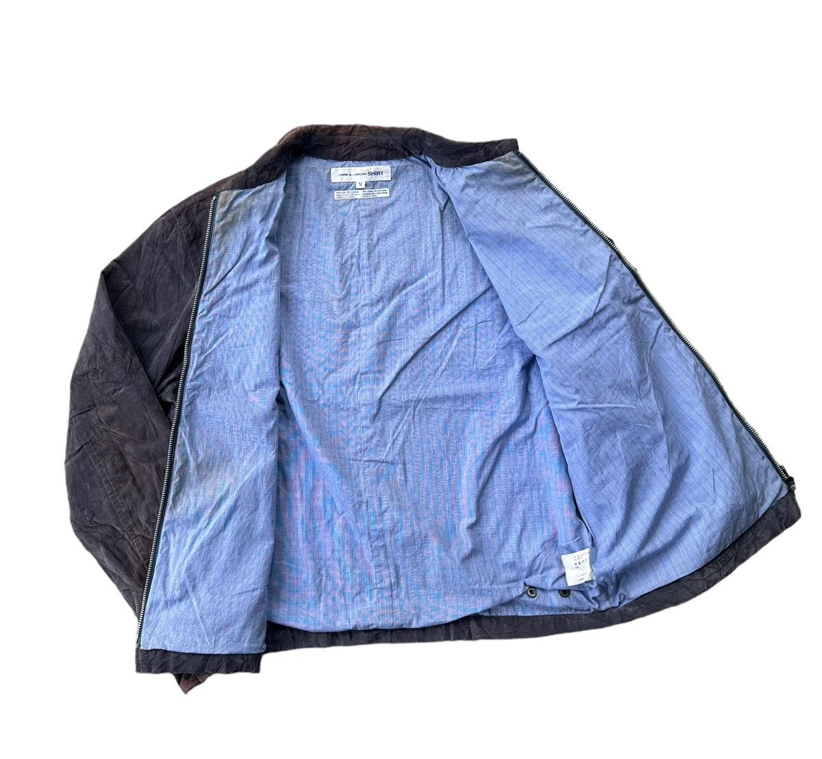 Comme des Garcons Comme des garcons shirt velvet zipper jacket Size US M / EU 48-50 / 2 - 6 Thumbnail