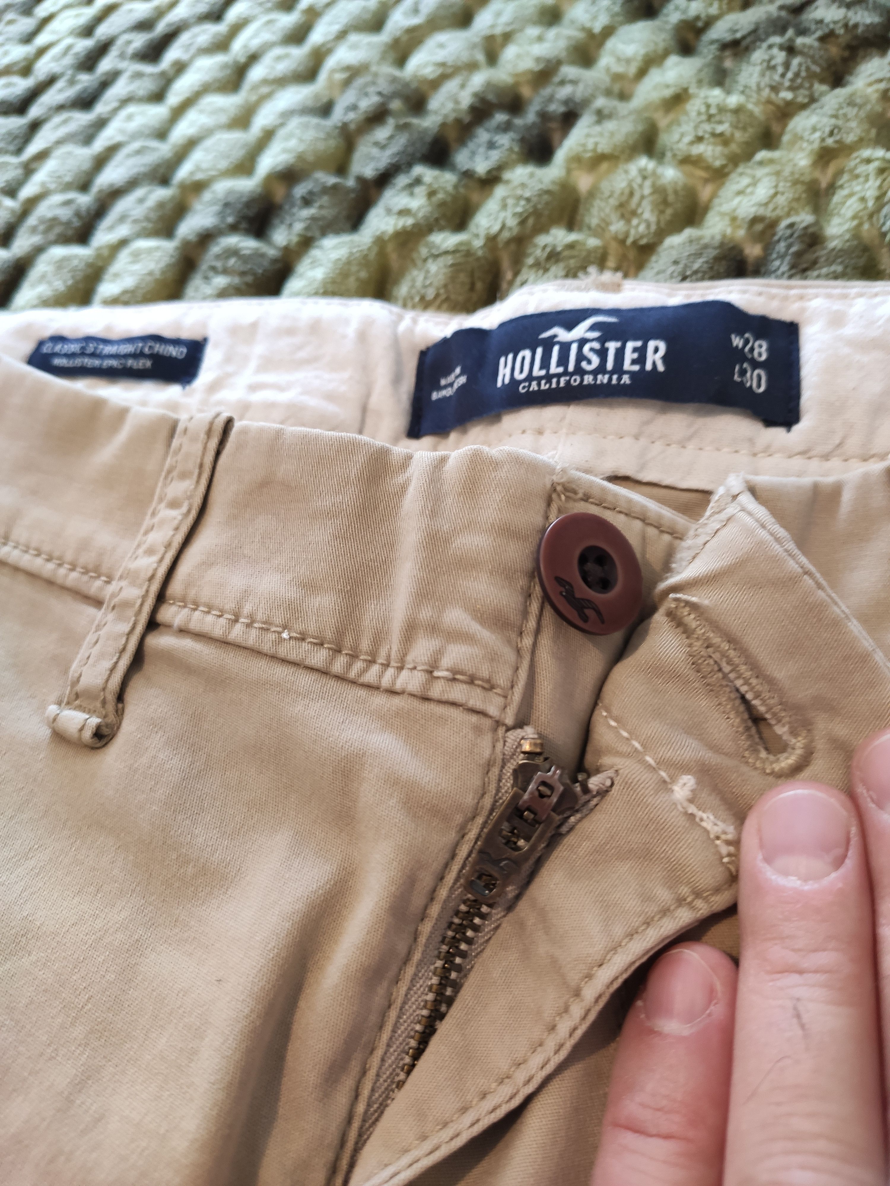 Hollister Hollister autentico. Pant uomo classici caci chiaro 28W 30L Size US 28 / EU 44 - 4 Thumbnail