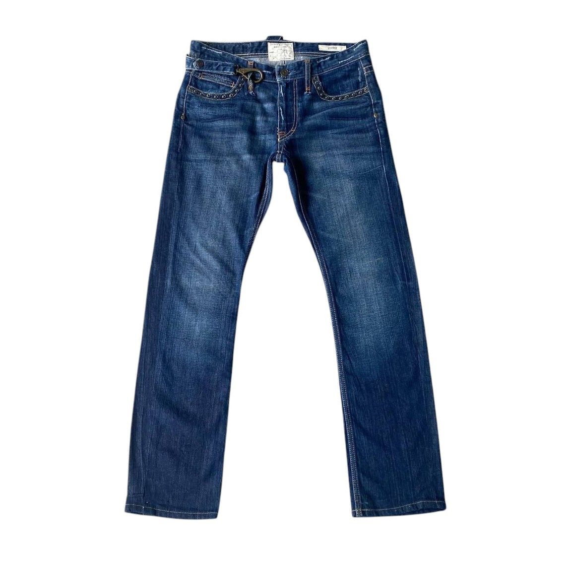 Jimmy Taverniti Archival Y2K Jimmy Taverniti So Jeans Studded Denim Size US 31 - 1 Thumbnail