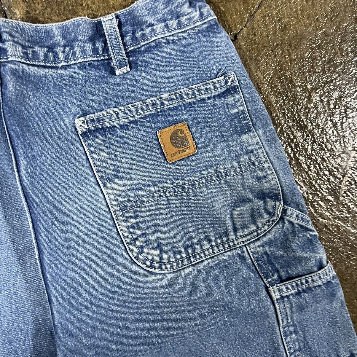 Carhartt × Vintage Crazy Vintage Carhartt Carpenter Jeans Faded Baggy Wide Leg Size US 36 / EU 52 - 5 Thumbnail