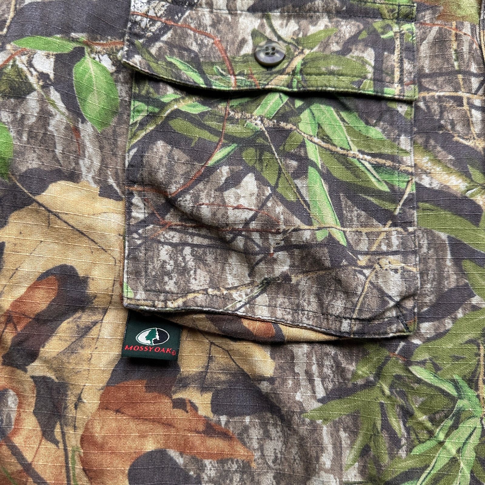 Mossy Oaks Mossy Oak Vapor-Tec Tree Camouflage Button Up Shirt Mens L Size US L / EU 52-54 / 3 - 7 Thumbnail