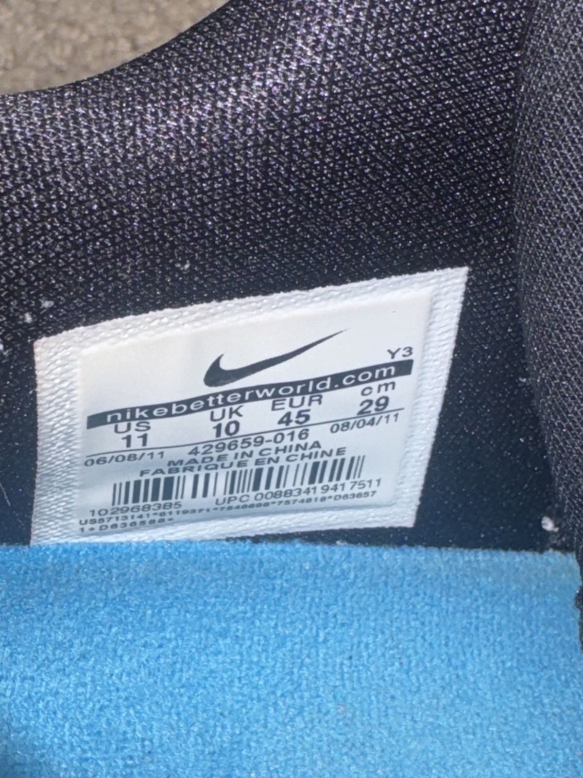 Nike Kobe 6 Darknight Size US 11 / EU 44 - 6 Thumbnail