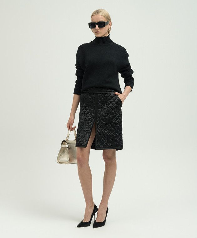 Tom Ford o1w1db10325 GC5702 Mini Skirt in Black Size 26" / US 2 / IT 38 - 2 Thumbnail