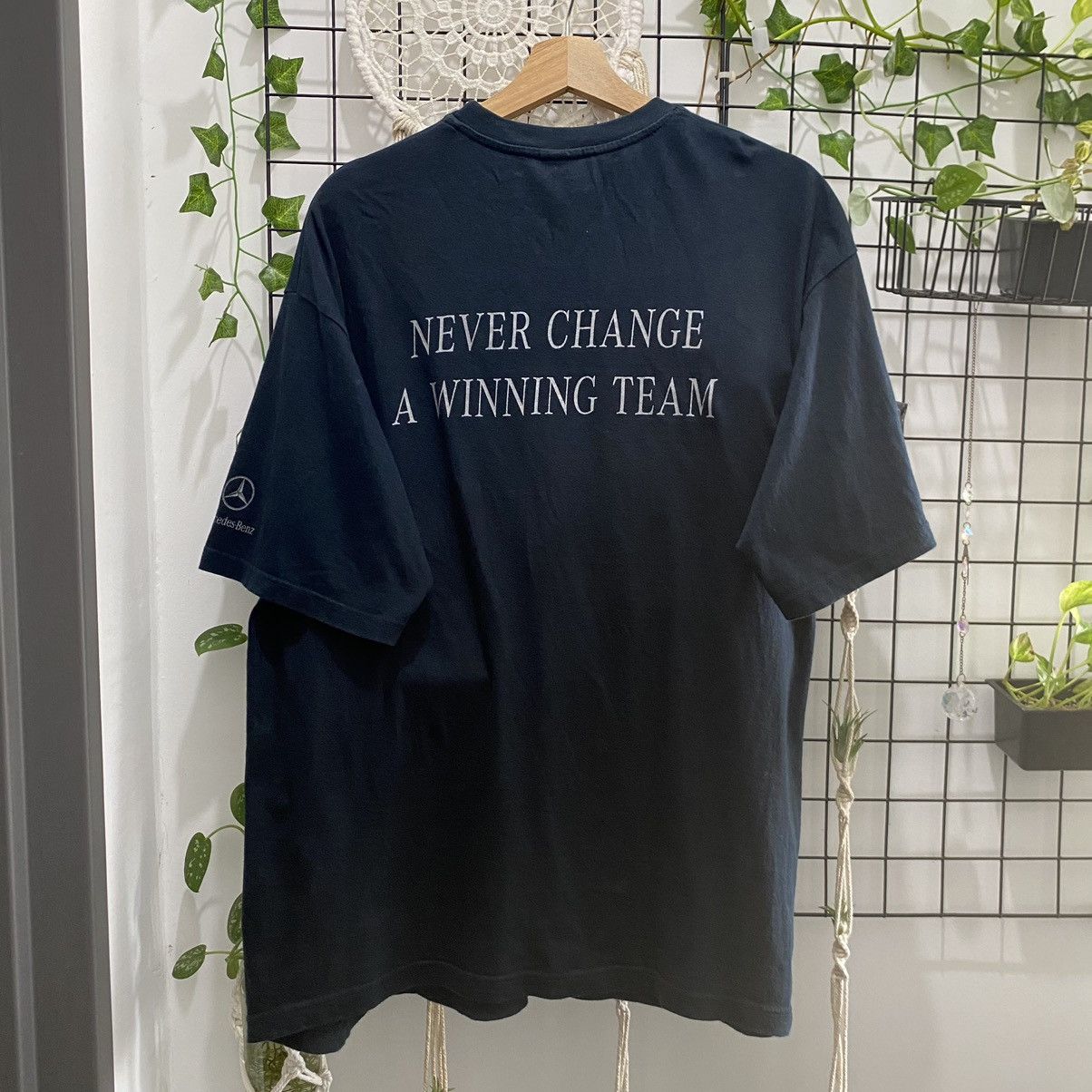 Mercedes-Benz Vintage West McLaren Mercedes-Benz Oversized ERD GRUNGE TEE Size US L / EU 52-54 / 3 - 3 Thumbnail