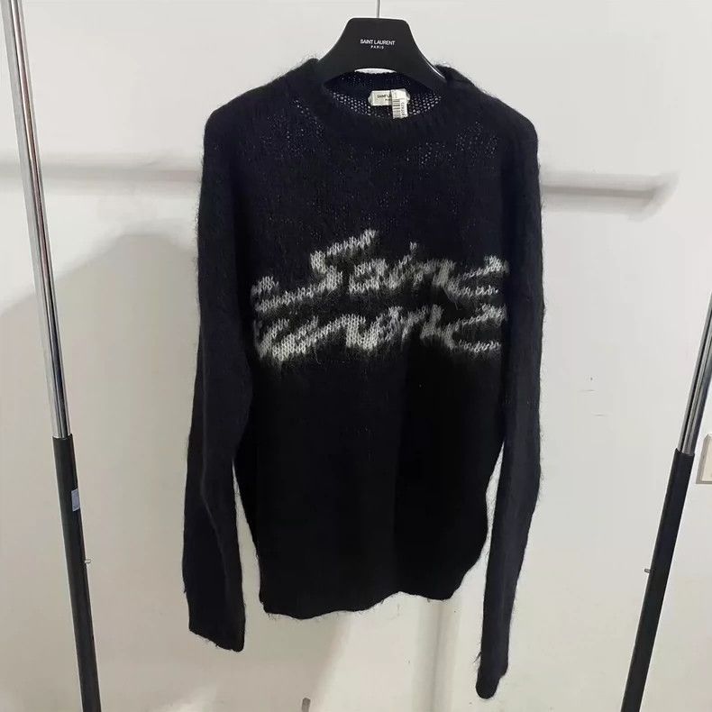 Saint Laurent Paris saint Laurent paris22FW Letter Logo Sweater