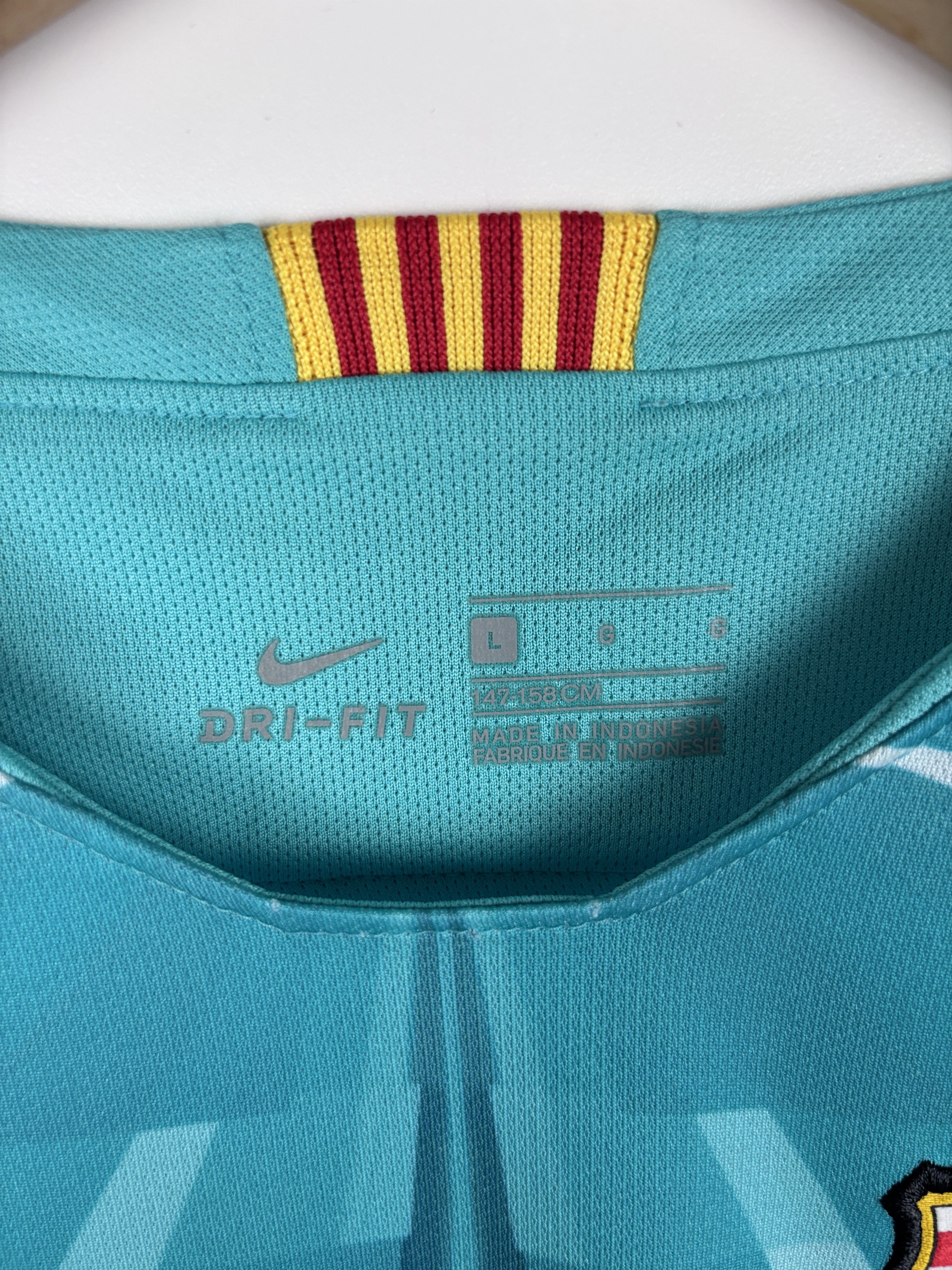 Nike Barcelona 2019 Goalkeeper #1 Ter Stegen Jersey Nike Kids L Size US L / EU 52-54 / 3 - 6 Thumbnail