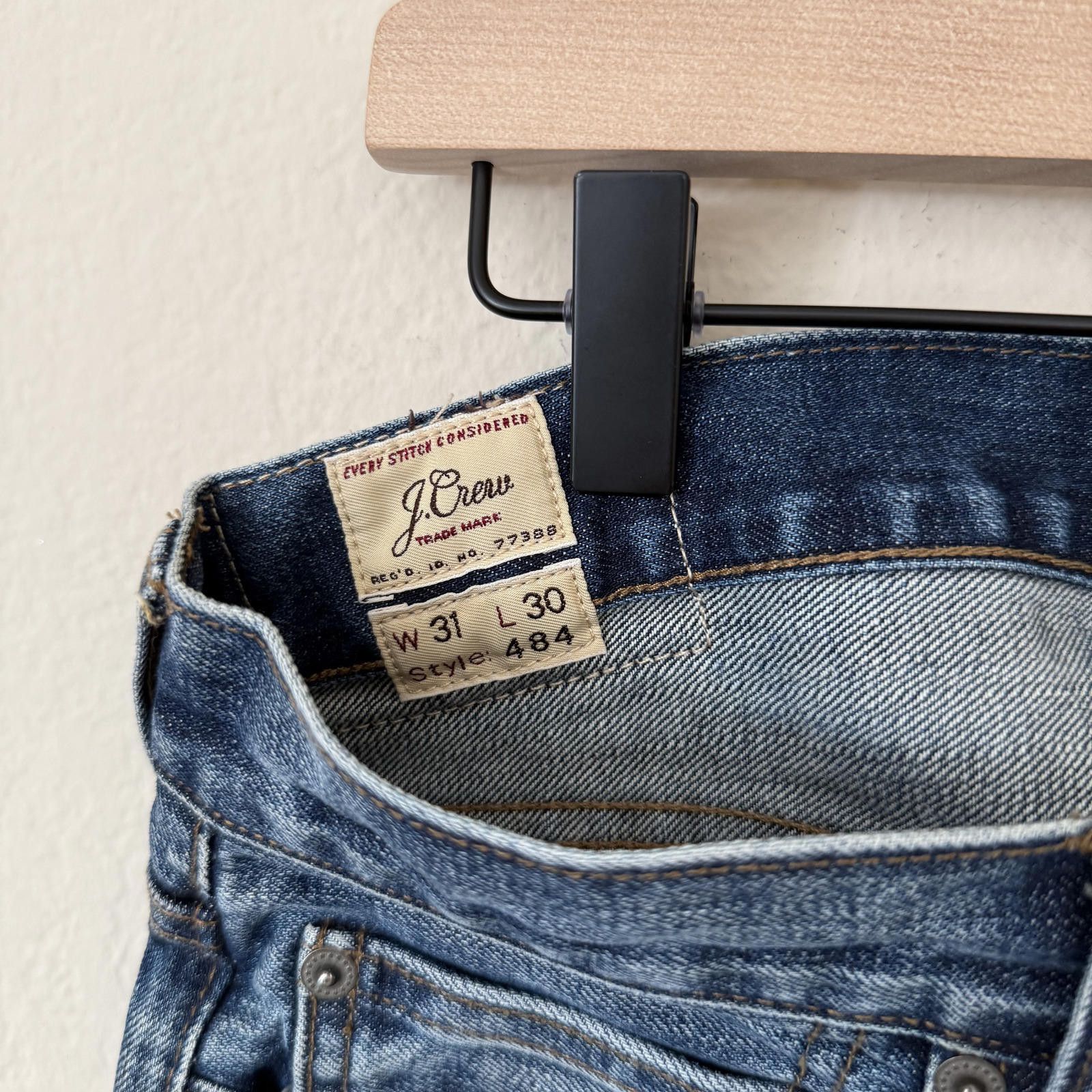 J.Crew J-Crew Jeans Men's 31/30 Blue Style 484 Size US 30 / EU 46 - 2 Thumbnail