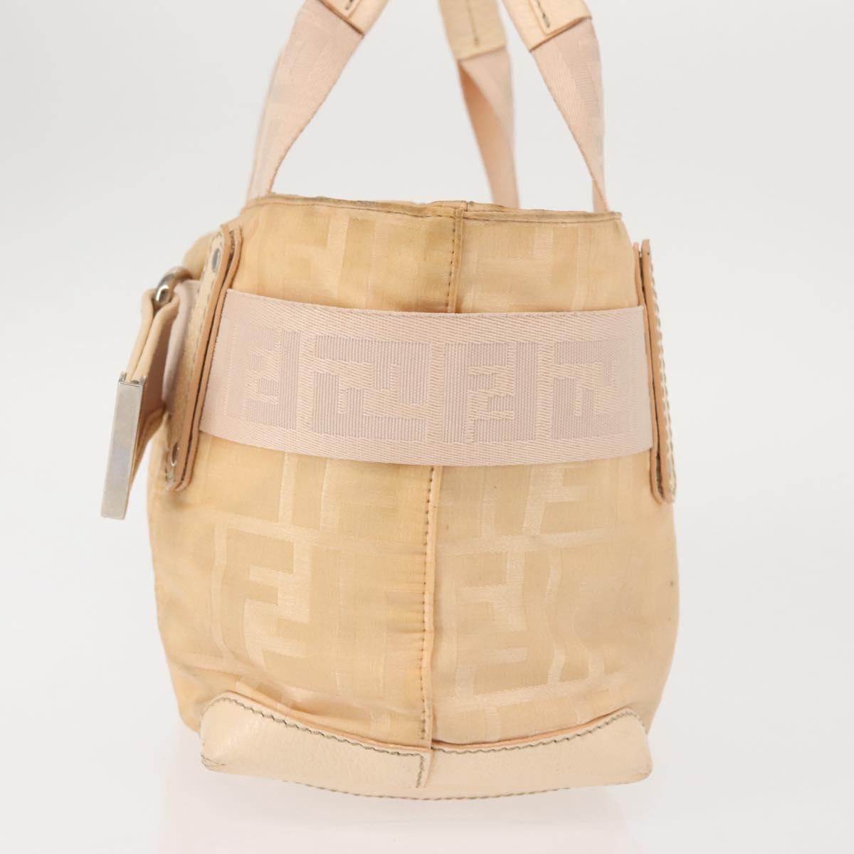 Fendi FENDI Zucca Canvas Hand Bag Beige Size ONE SIZE - 4 Thumbnail