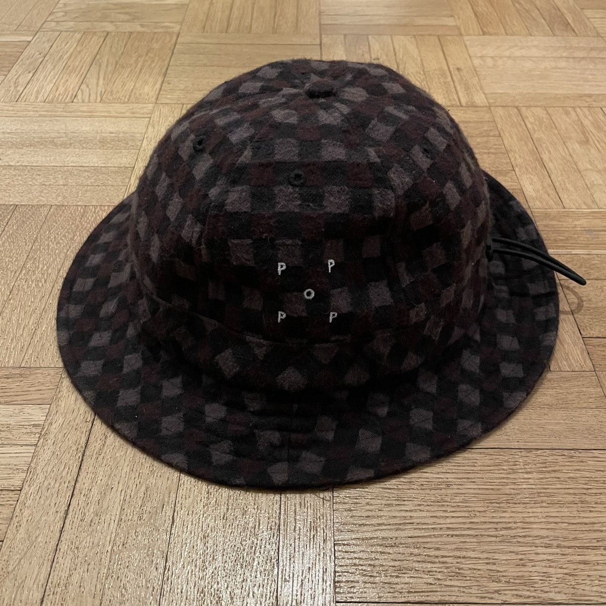Pop Trading Company Pop Trading Wool Gingham Bucket Hat M/L Size ONE SIZE - 1 Thumbnail
