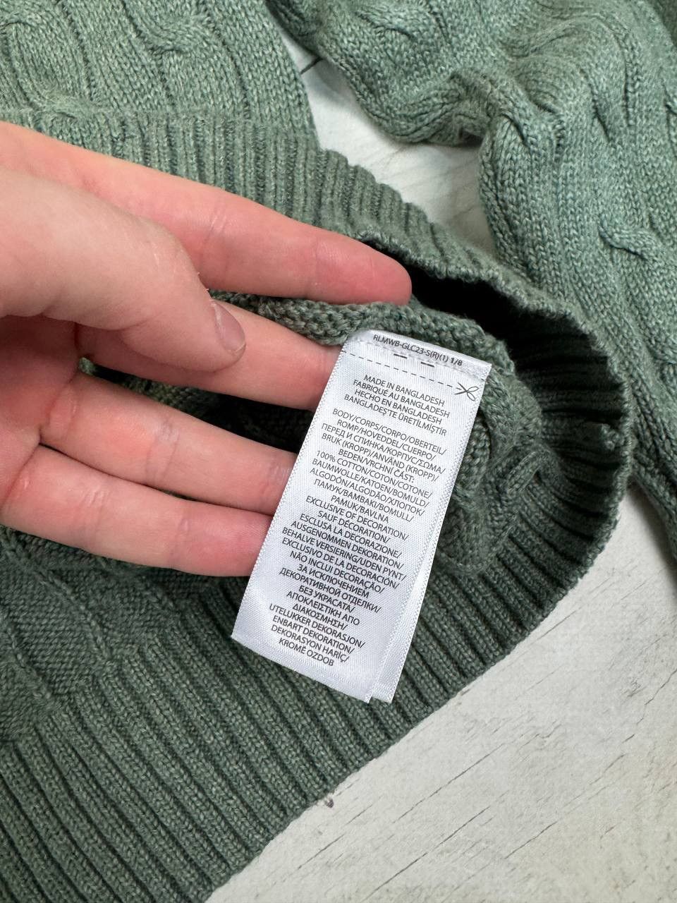 Polo Ralph Lauren Vintage Polo Ralph Lauren Cable Knit Sweater Size US XXL / EU 58 / 5 - 8 Thumbnail