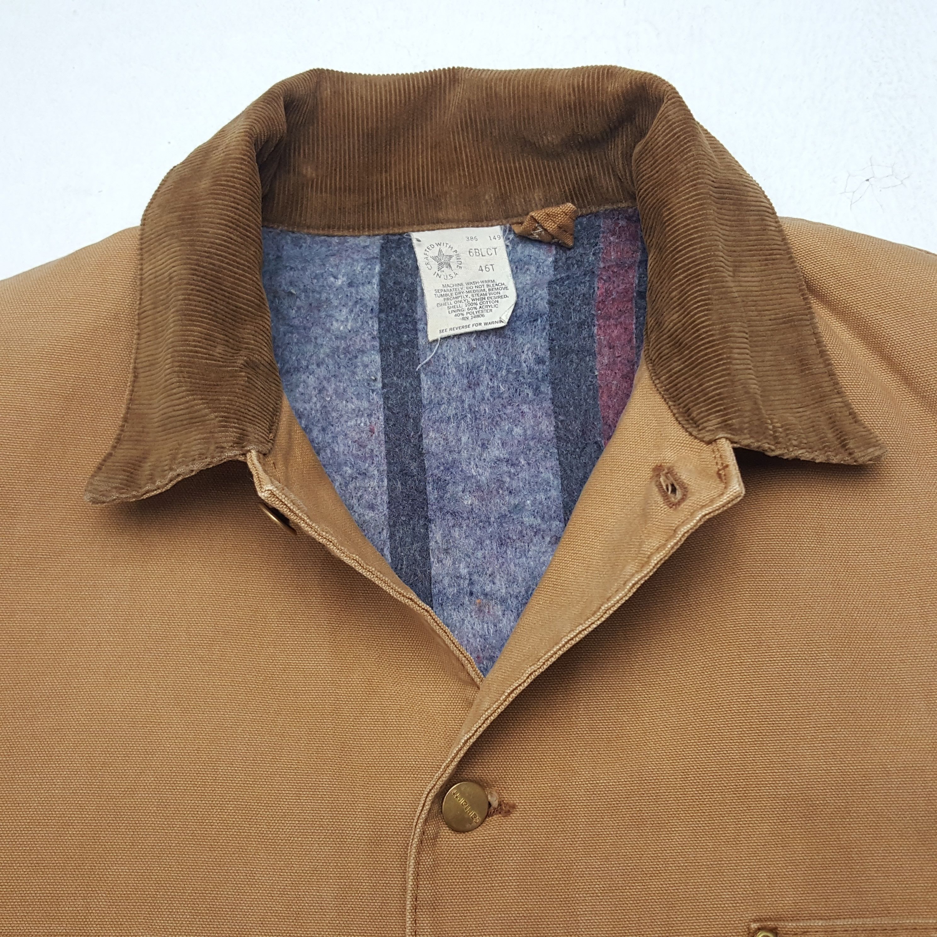 Carhartt × Vintage Vintage Carhartt American Workwear Detroit Jacket Size US XXL / EU 58 / 5 - 4 Thumbnail