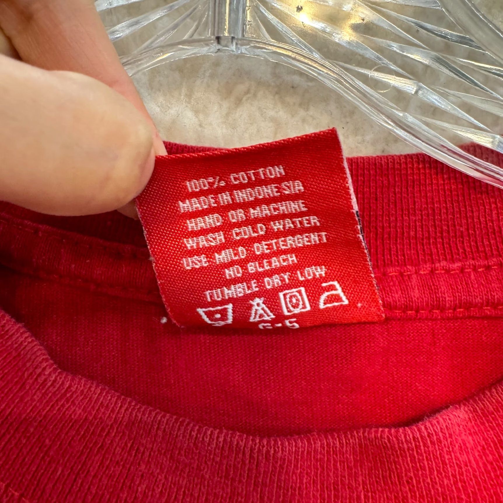 Vintage VINTAGE Red Blank T-Shirt Mens 3XL Cotton Short Sleeve Red Blank T-Shirt 100% Cotton Vintage Shirt Mens XXXL Size US XXL / EU 58 / 5 - 7 Thumbnail